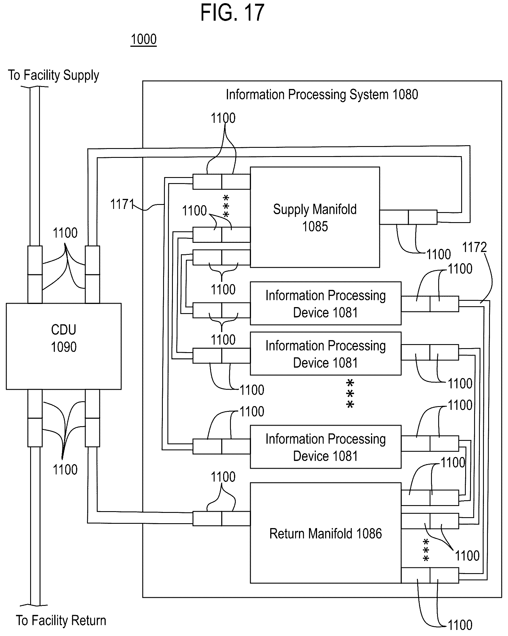 Patent US12314095 Figure 7 – Fluid couplings with magnetic latch assembly