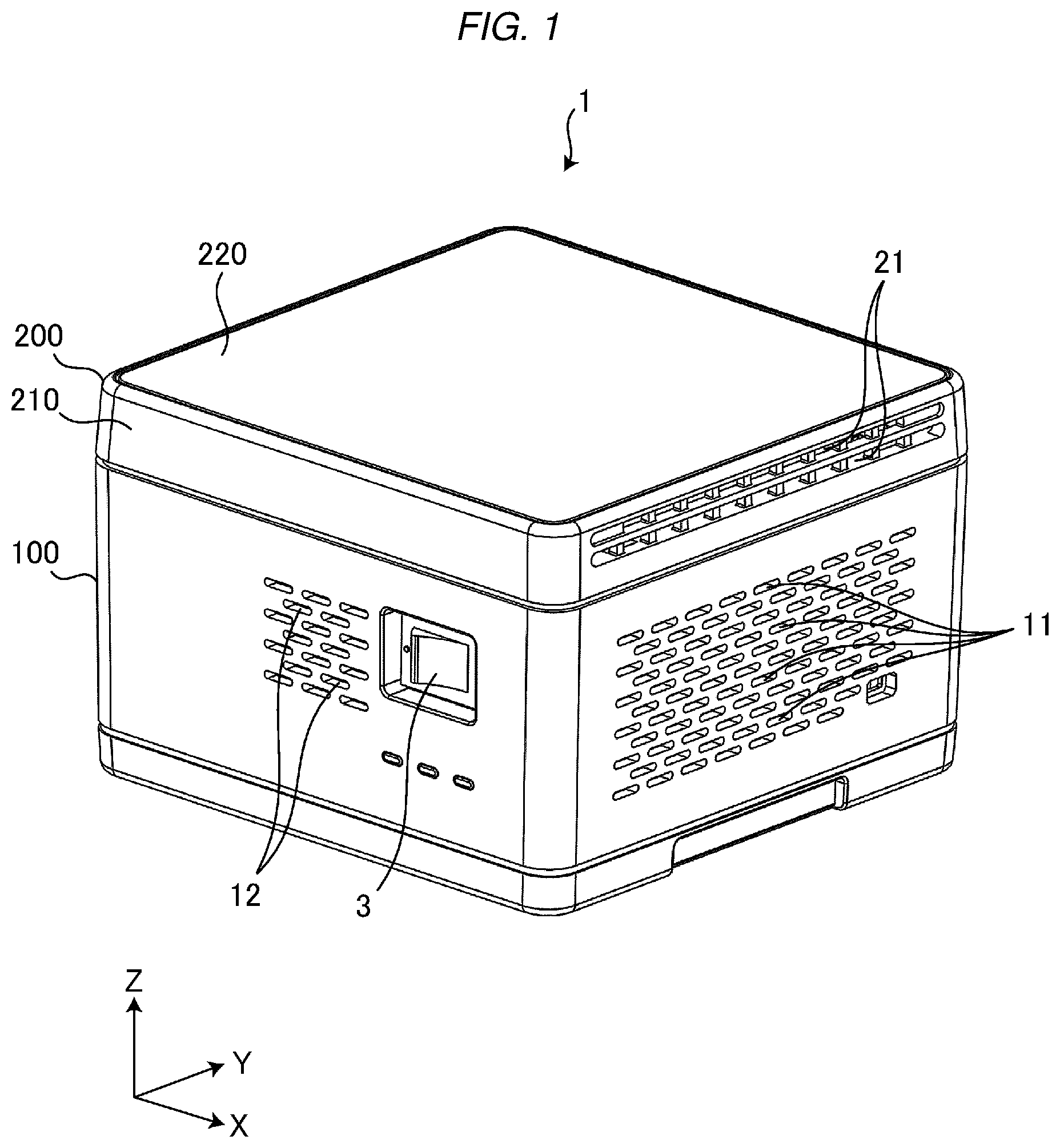 Patent US12314096 Figure 1 – Electronic device