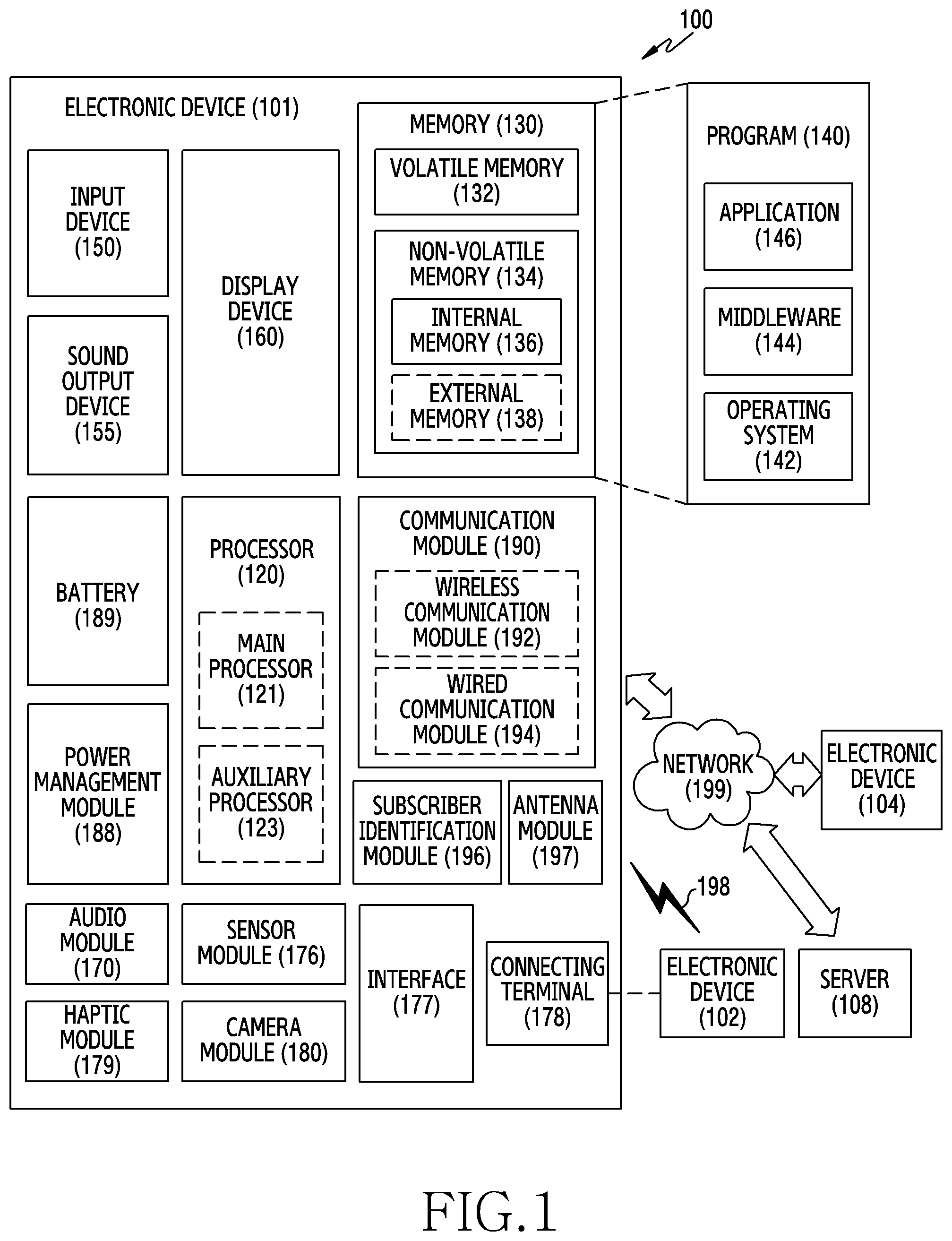 Patent US12314101 Figure 1 – Device and method for restoring application removed by factory data reset function