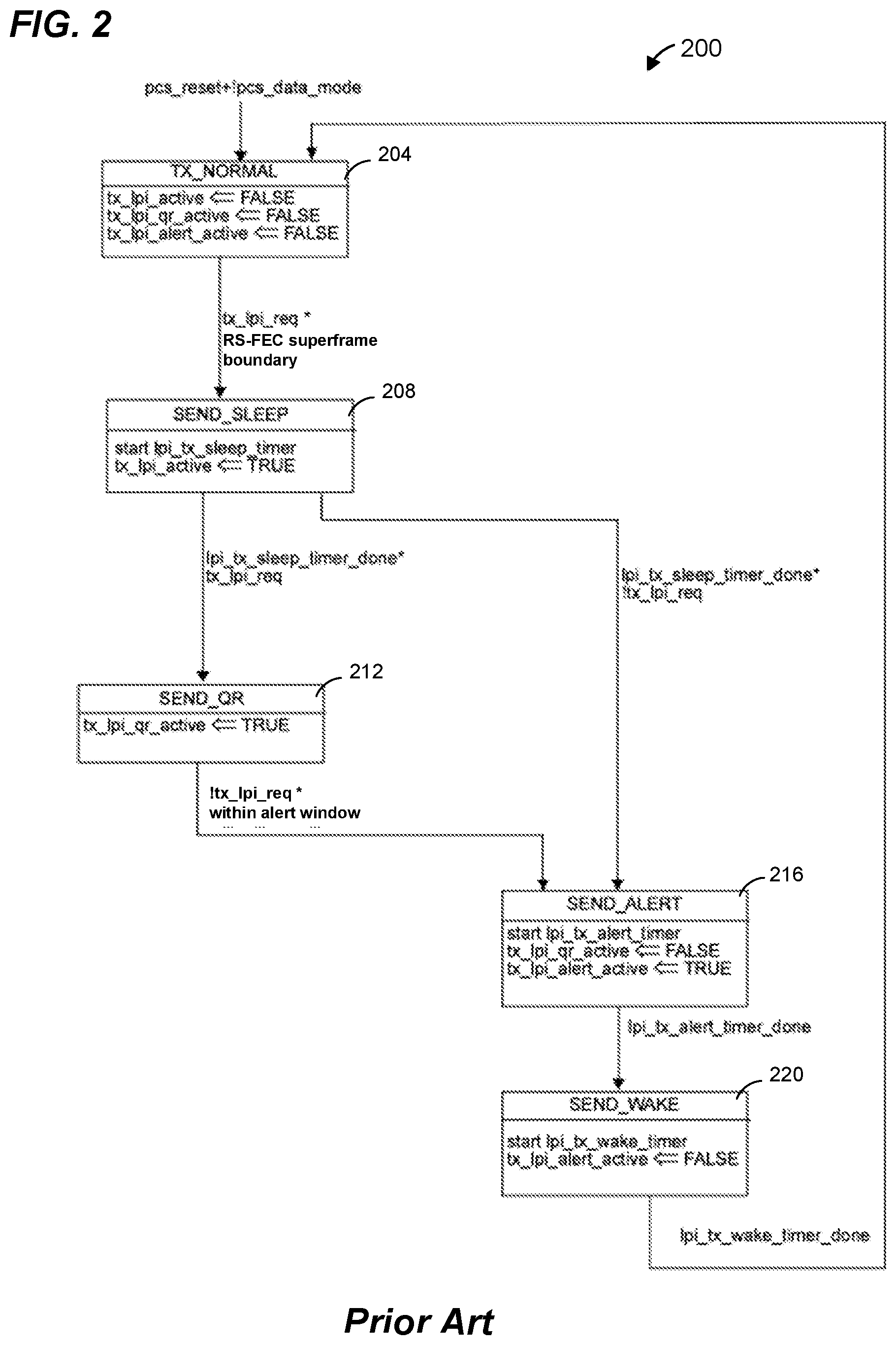 Patent US12314110 Figure 3 – Energy efficient ethernet (EEE) operation