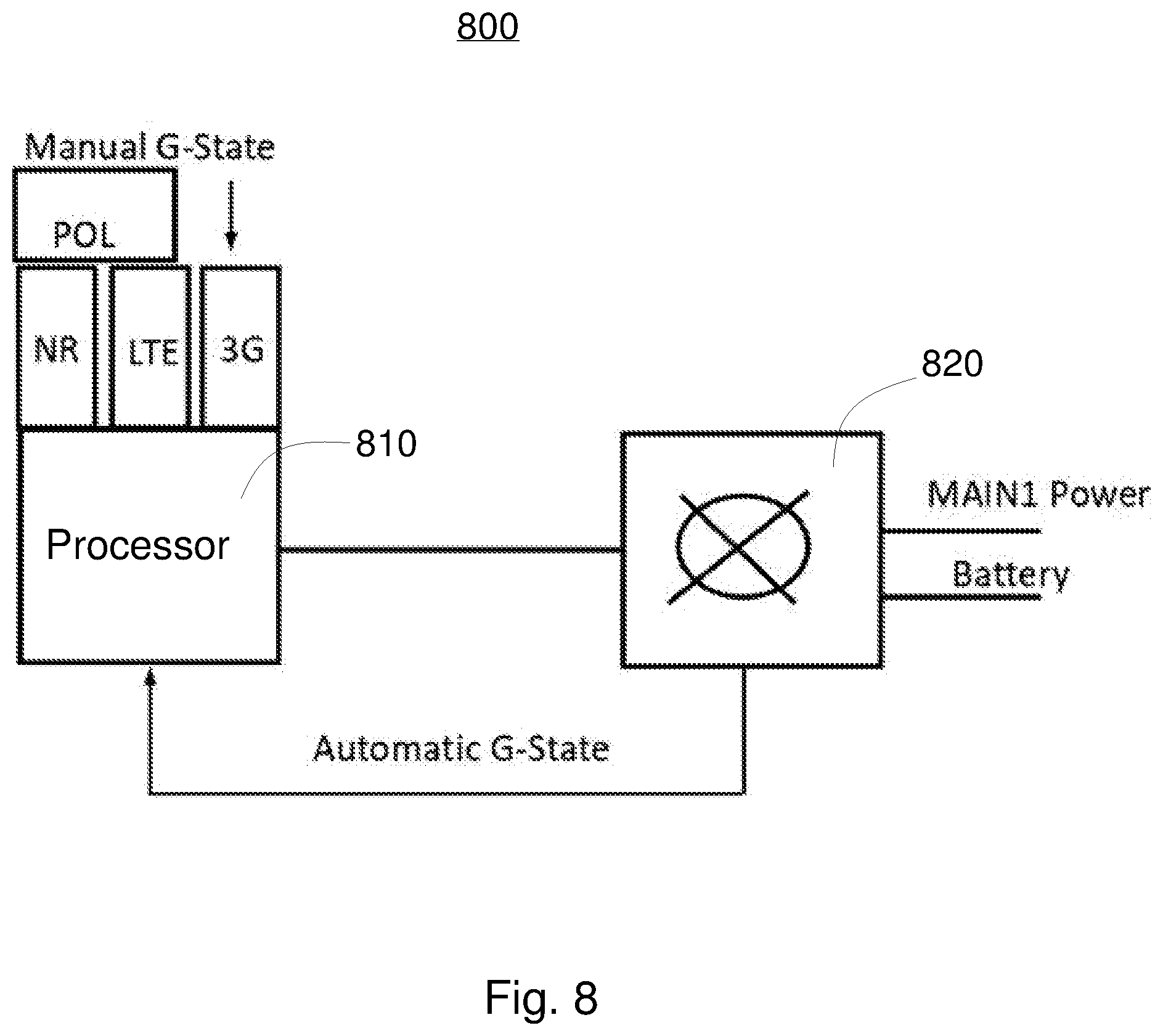 Patent US12314111 Figure 8 – Power resource management