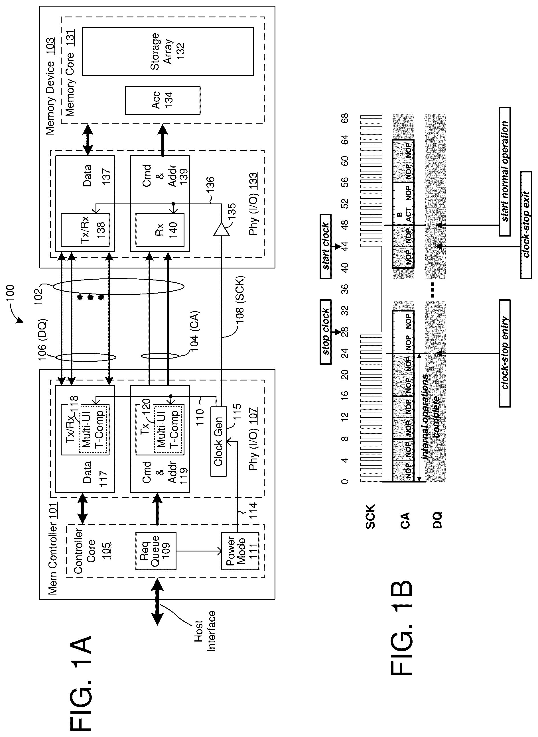 Patent US12314113 — Memory controller operable in data loop-back mode — Figure 1