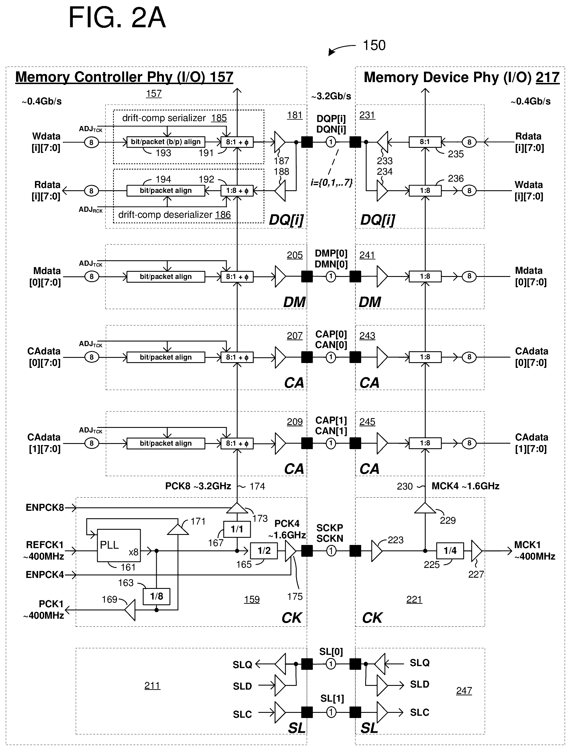 Patent US12314113 Figure 3 – Memory controller operable in data loop-back mode