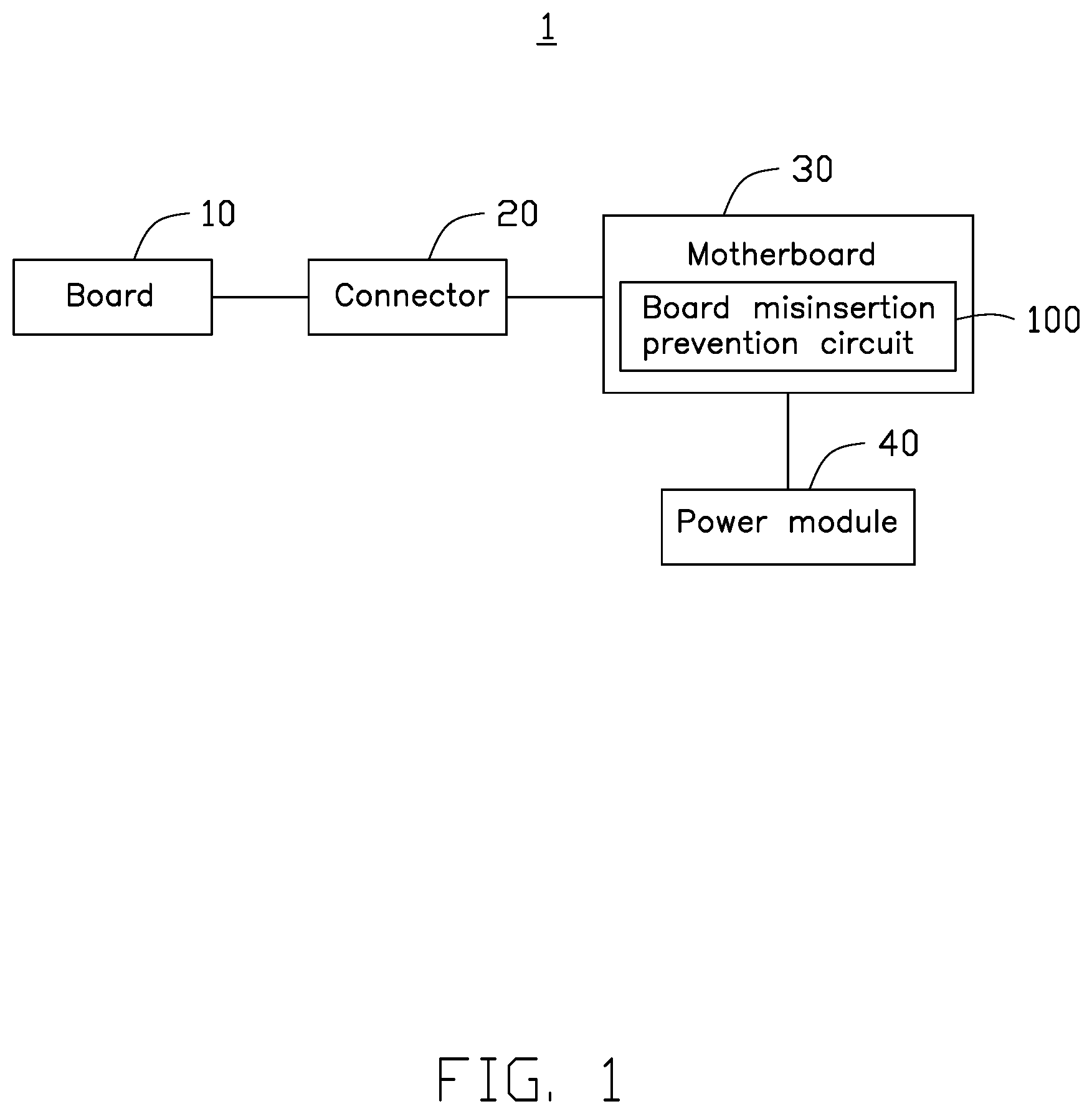 Patent US12314118 Figure 1 – Circuit preventing supply of power to board incorrectly or unstably installed, method, and server system