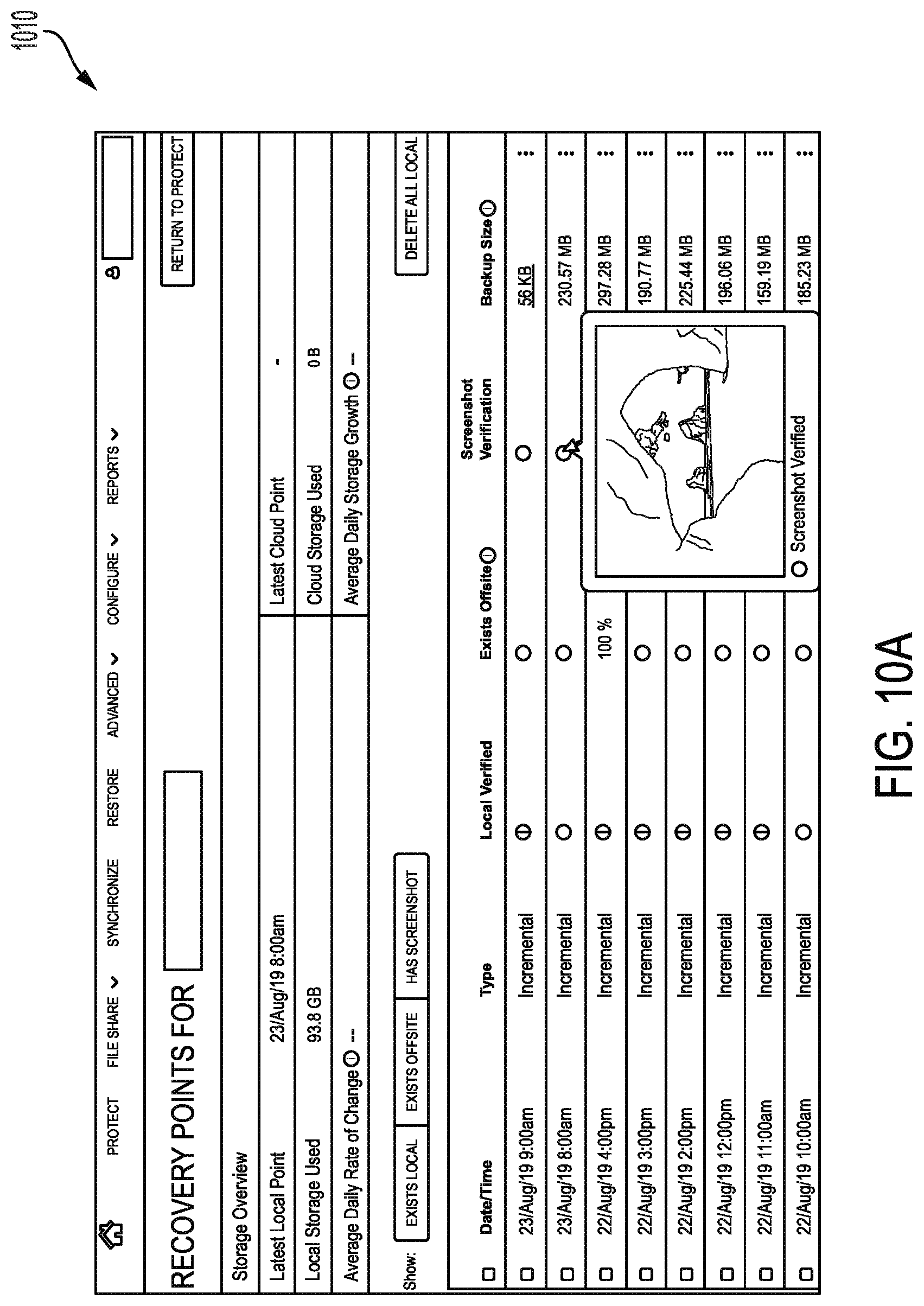 Patent US12314137 Figure 10 – Autoscreenshot systems and methods for virtual operating system states