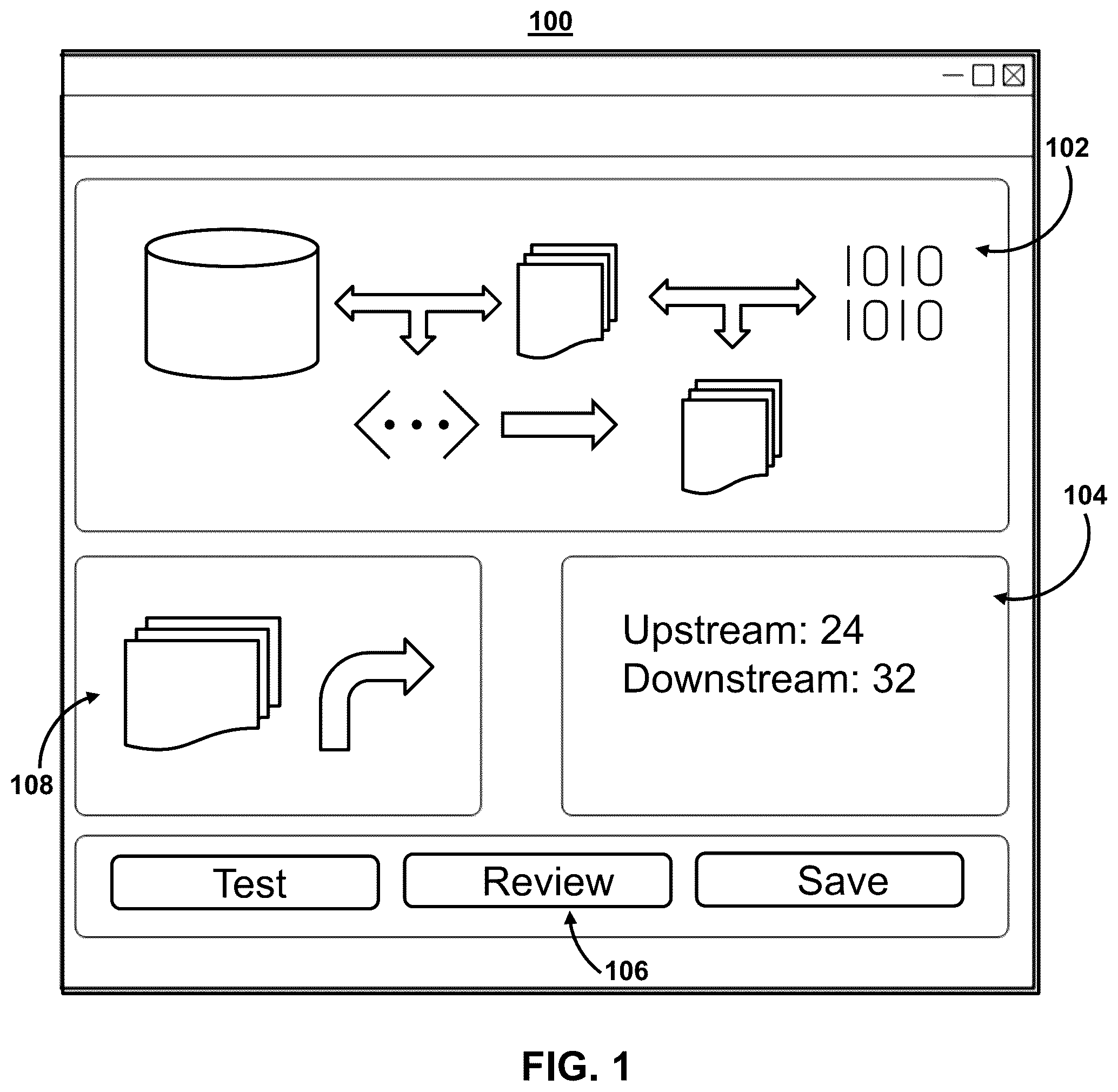Patent US12314150 Figure 1 – Systems and methods for real-time mapping and visualization generation of system components in software systems