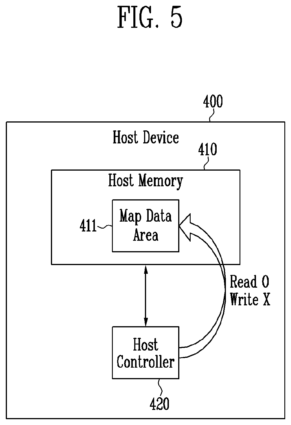 Patent US12314167 Figure 5 – Storage device, host device, and electronic device to manage data corresponding to changed mapping information