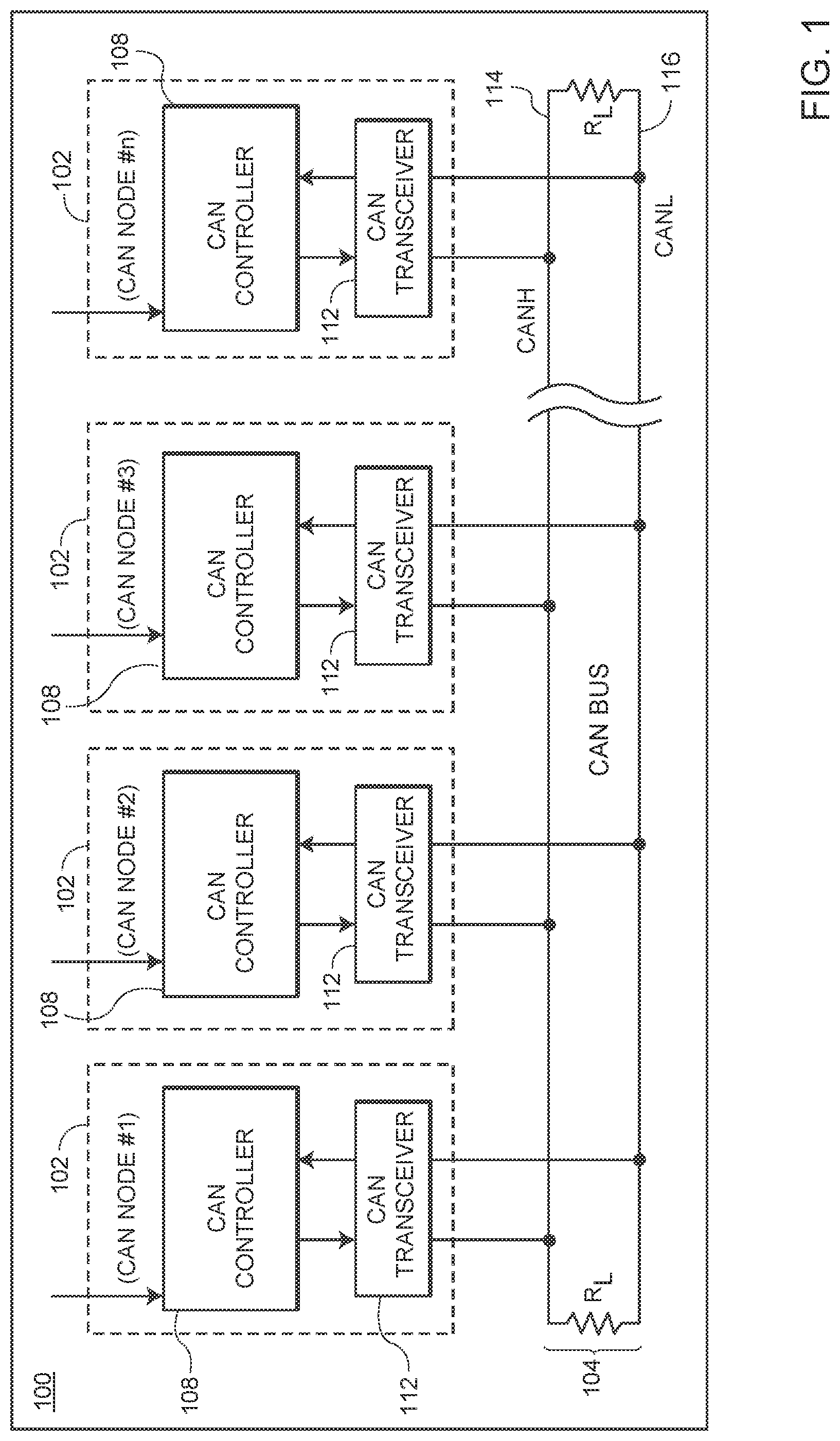 Patent US12314203 Figure 1 – Can controller, can device and method for the can controller