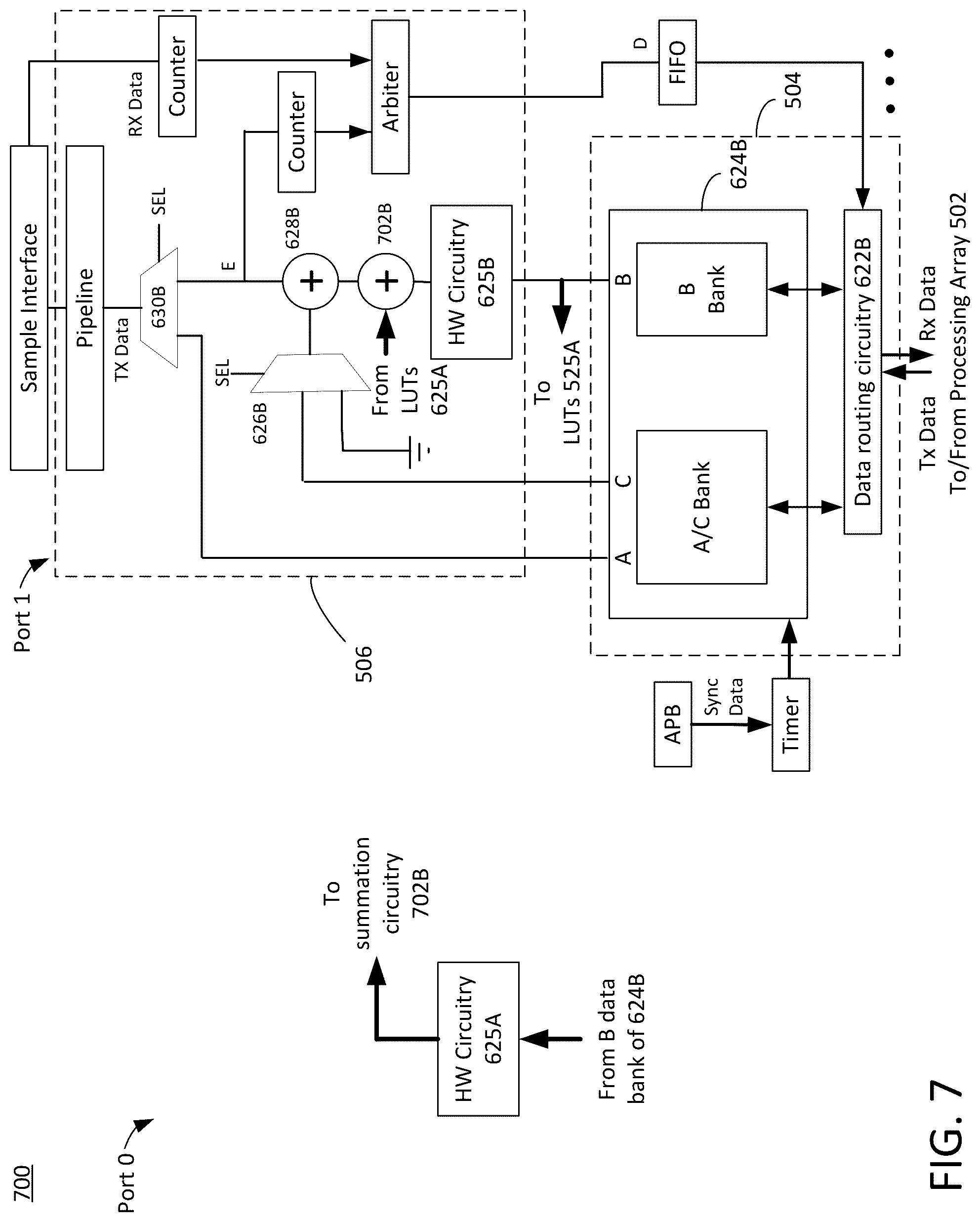 Patent US12314216 Figure 12 – Digital pre-distortion (DPD) adaptation using a hybrid hardware accelerator and programmable array architecture
