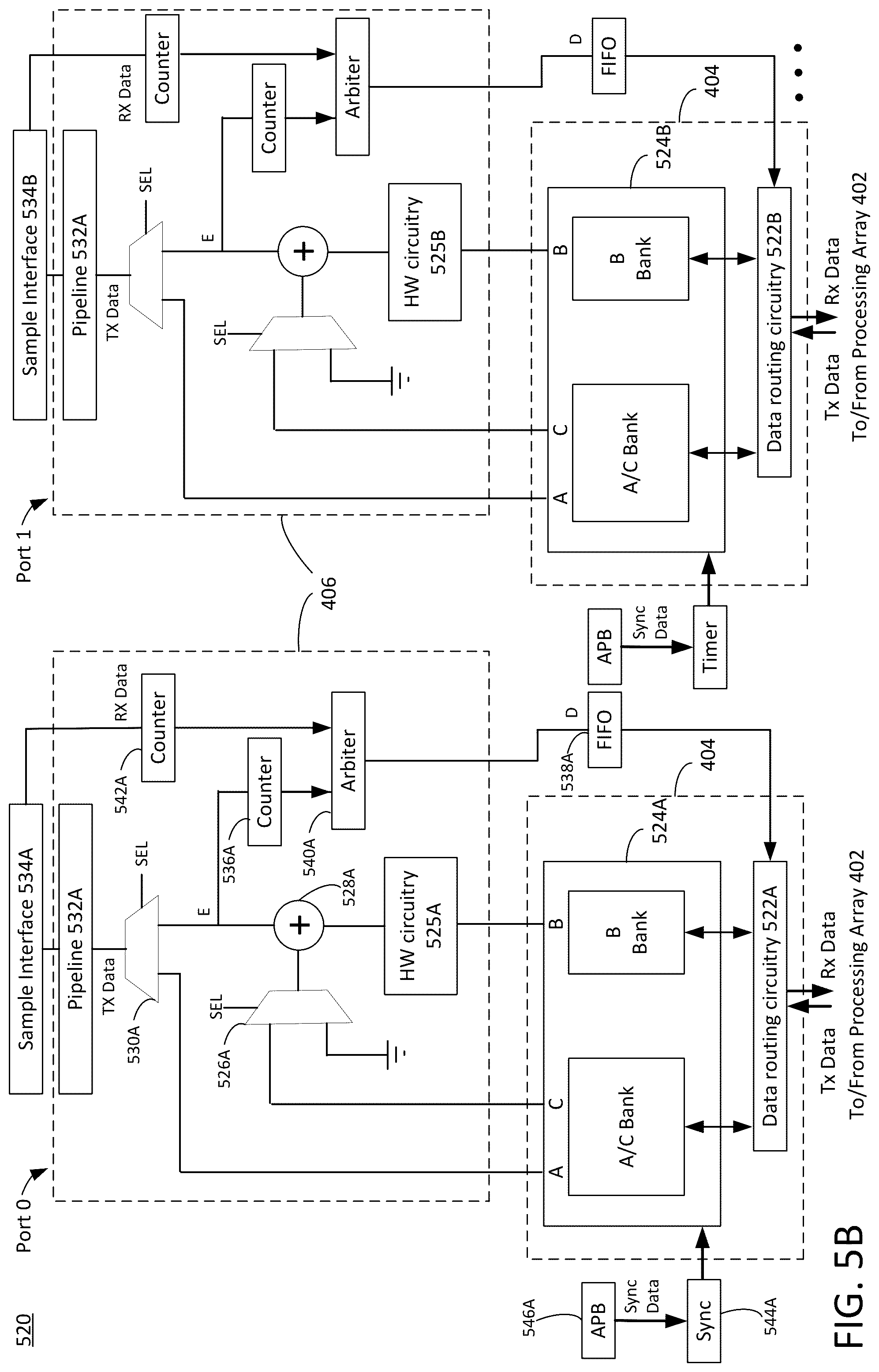 Patent US12314217 Figure 6 – Hybrid hardware accelerator and programmable array architecture