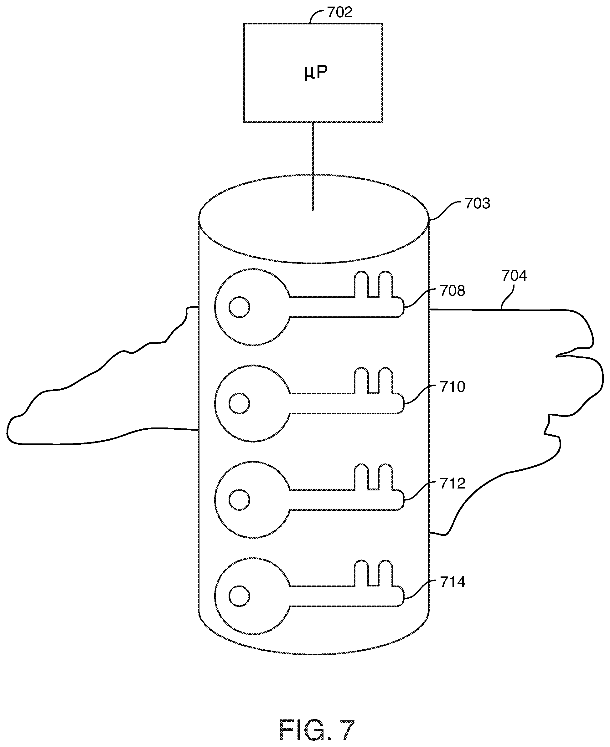 Patent US12314239 Figure 7 – Regionally-based data storage and control