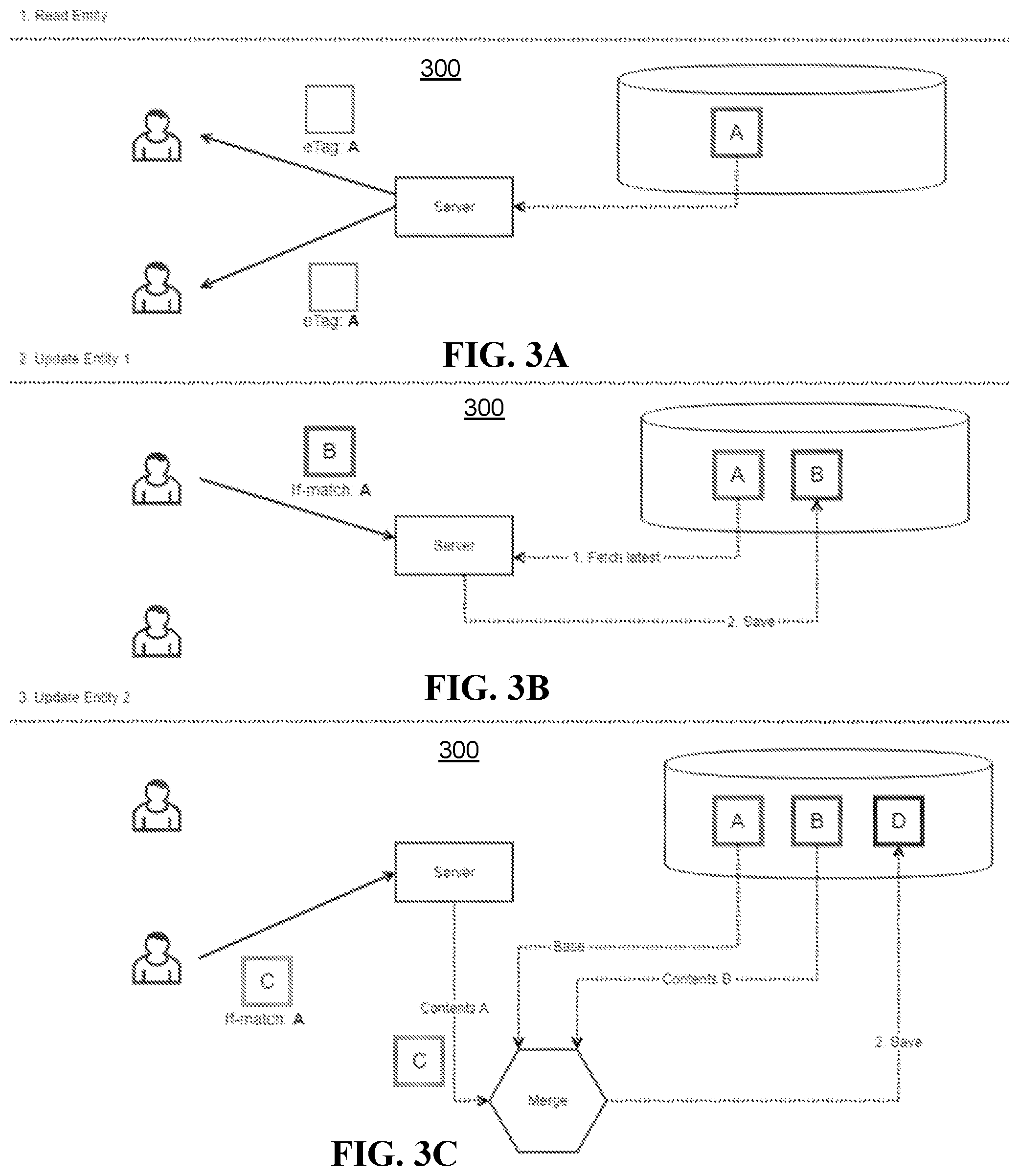 Patent US12314241 Figure 3 – System, method, and computer program for optimistic concurrency control mechanism with automatic content merge
