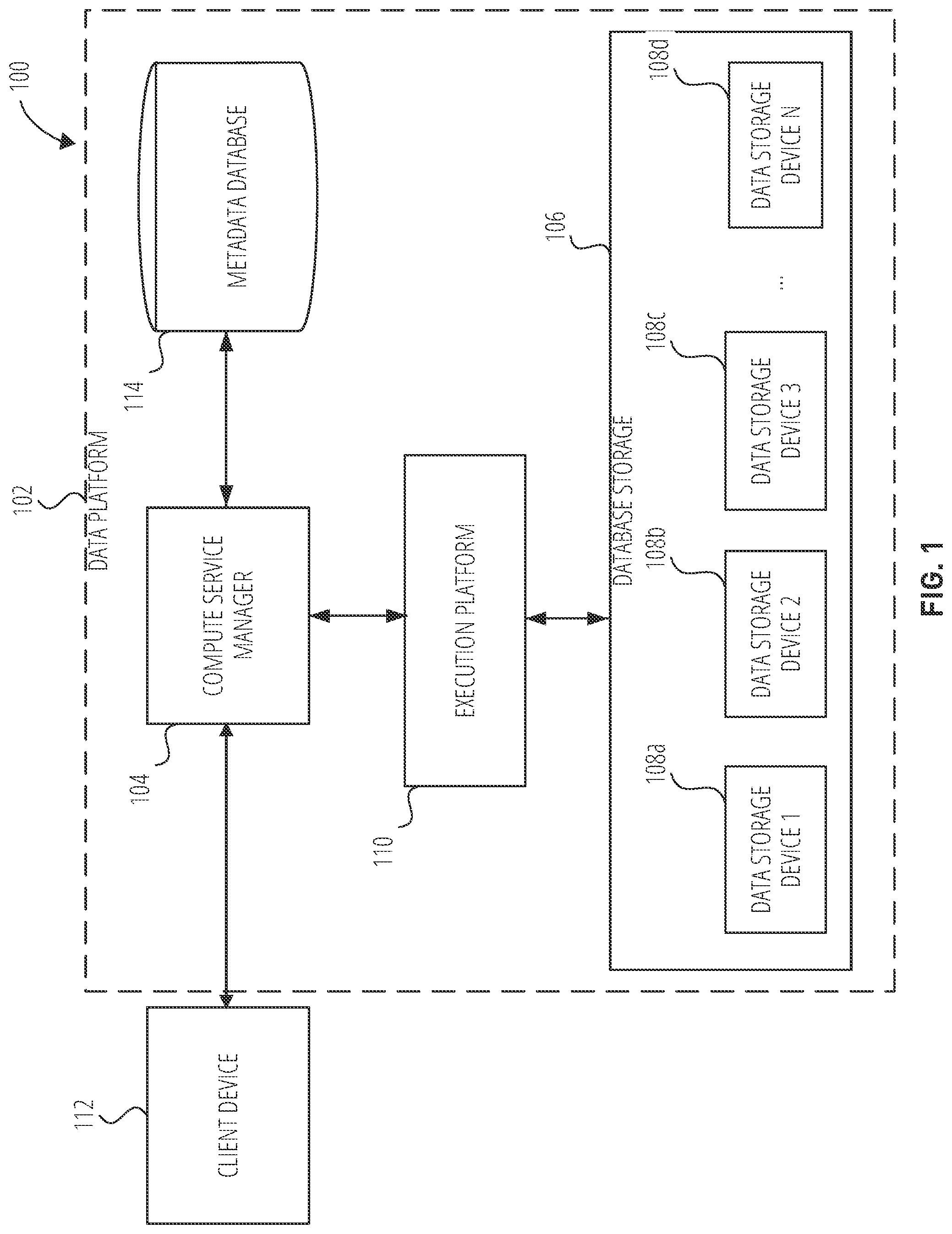 Patent US12314248 Figure 1 – Background job based refresh fulfillment