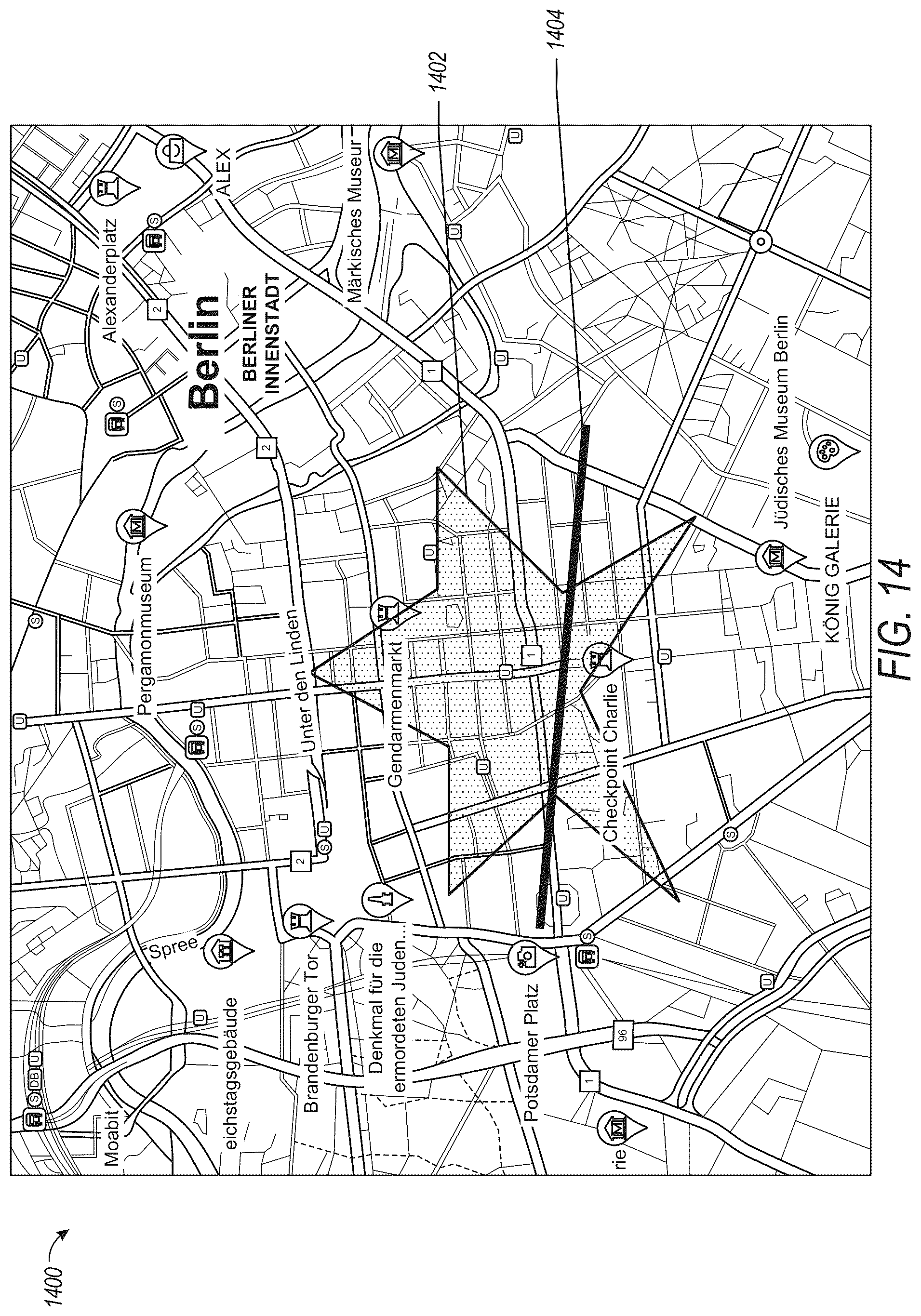 Patent US12314263 Figure 14 – Indexed geospatial search
