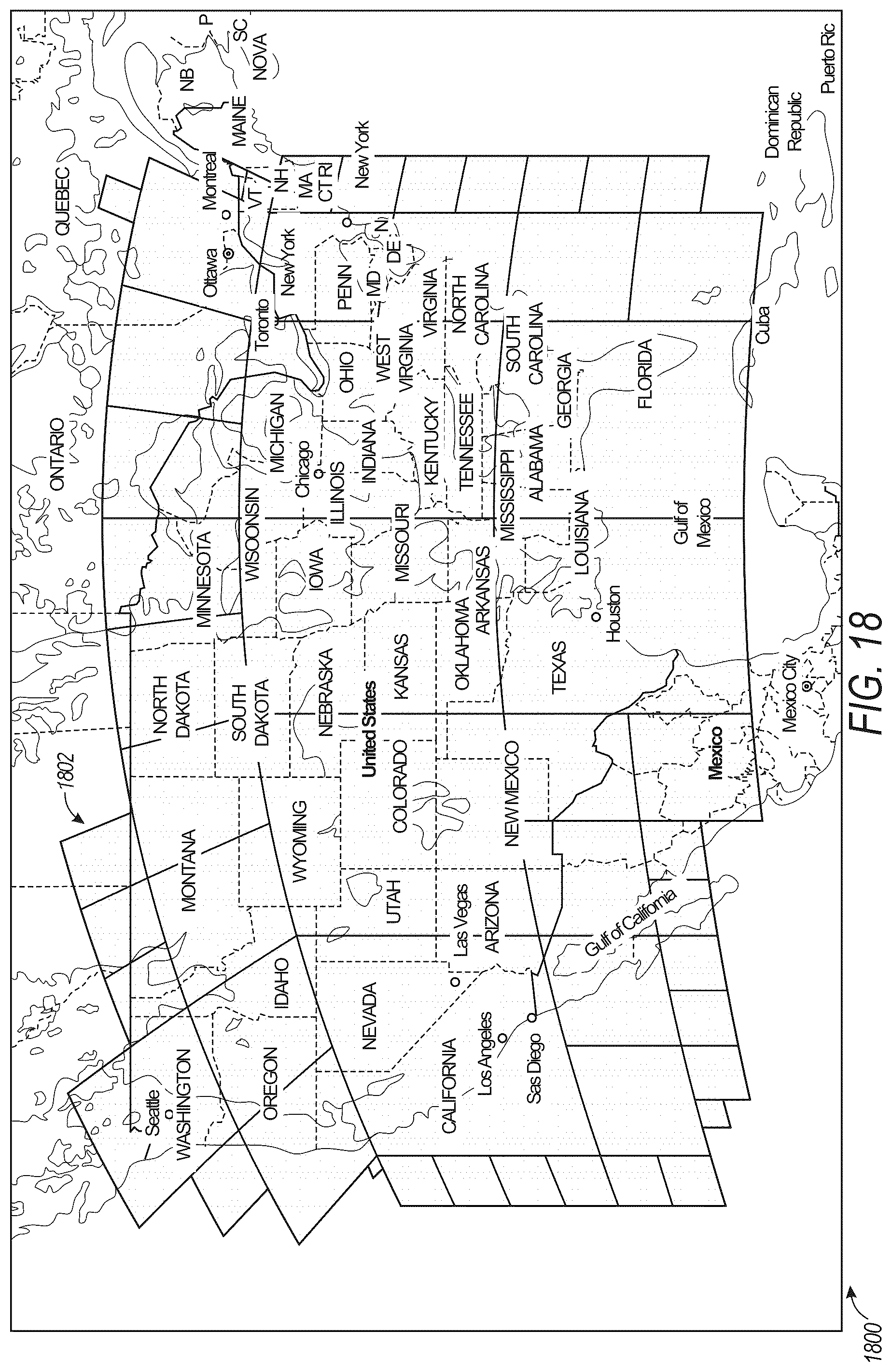 Patent US12314263 Figure 18 – Indexed geospatial search