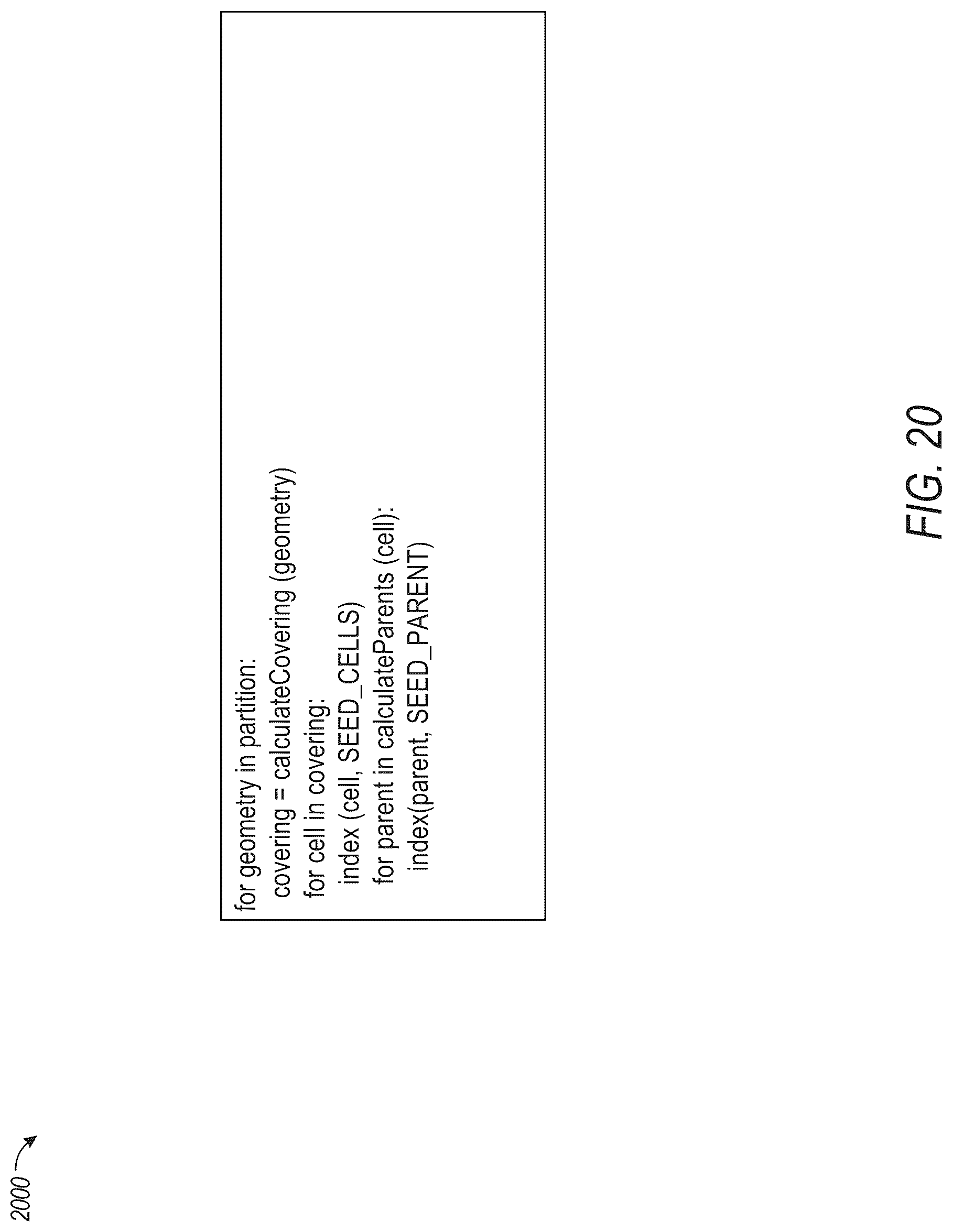 Patent US12314263 Figure 20 – Indexed geospatial search