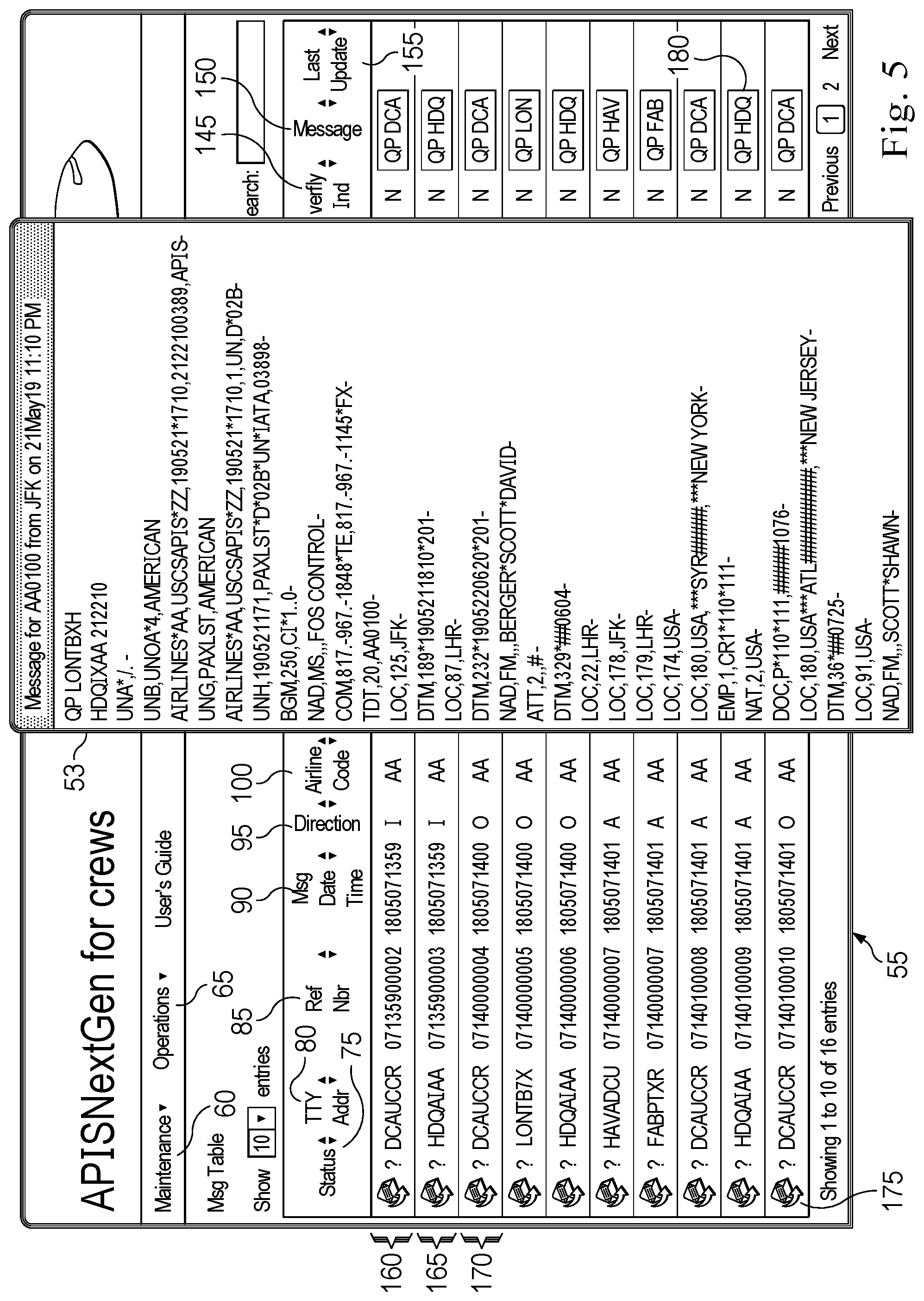 Patent US12314271 Figure 4 – Table-driven segment systems and methods for generating passenger information messages