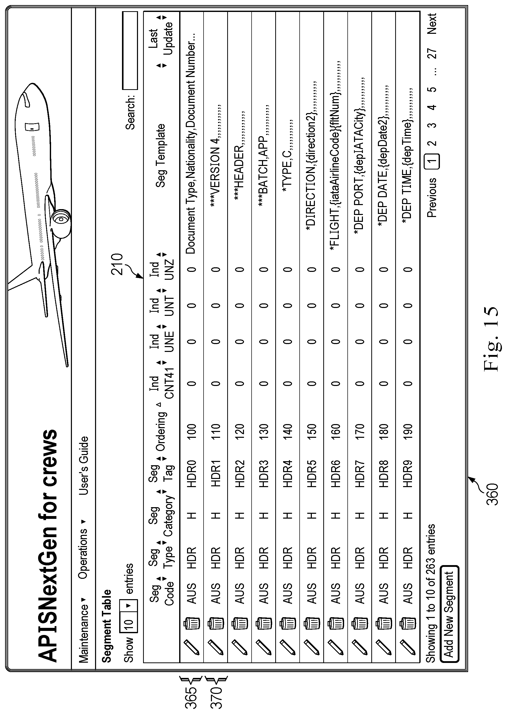 Patent US12314271 Figure 13 – Table-driven segment systems and methods for generating passenger information messages
