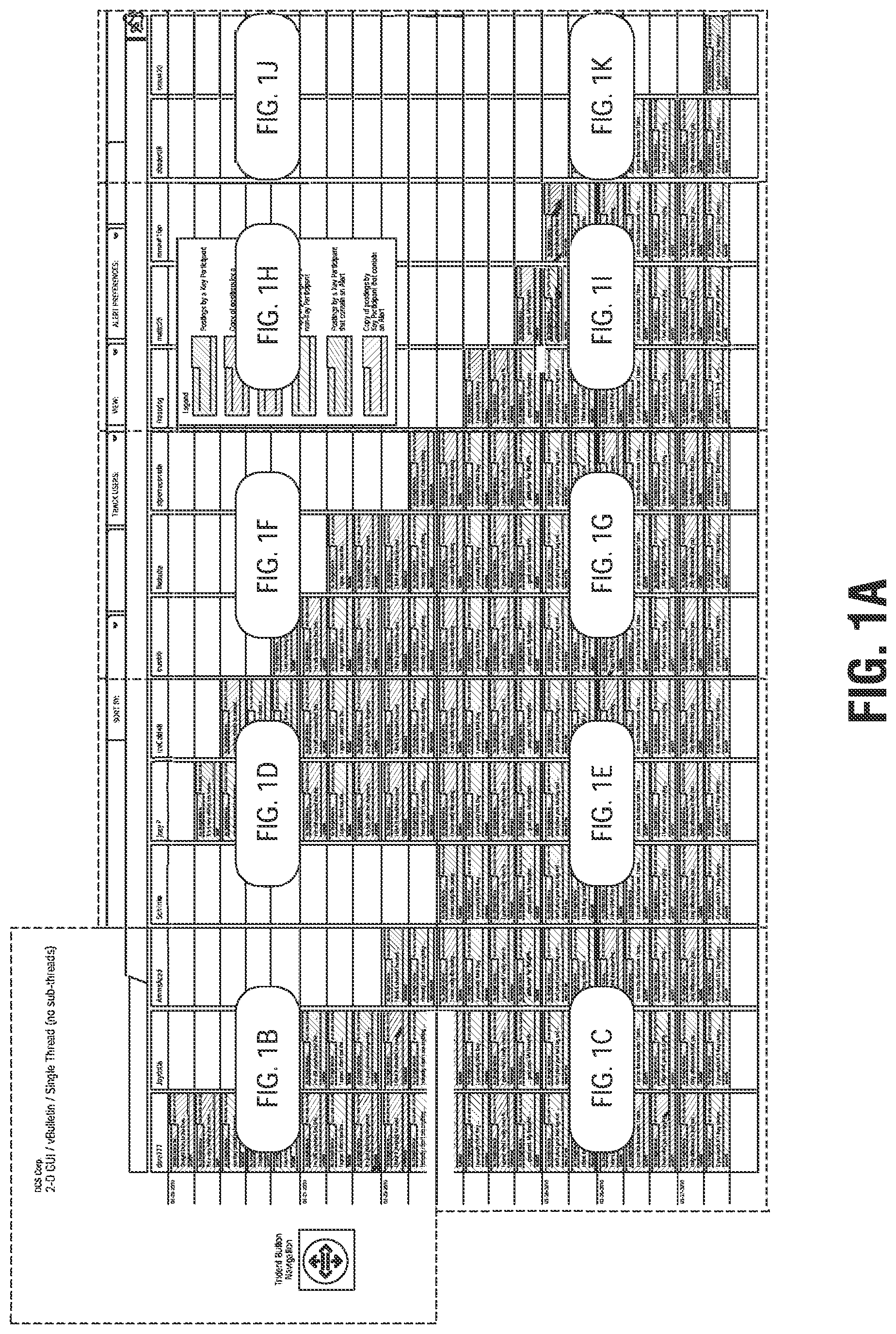 Patent US12314274 Figure 1 – Bulletin board data mapping and presentation