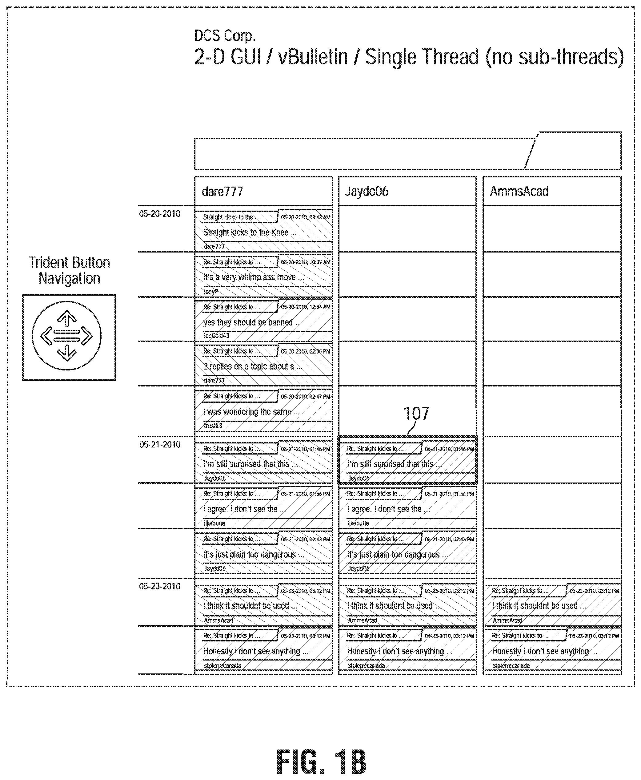 Patent US12314274 Figure 2 – Bulletin board data mapping and presentation