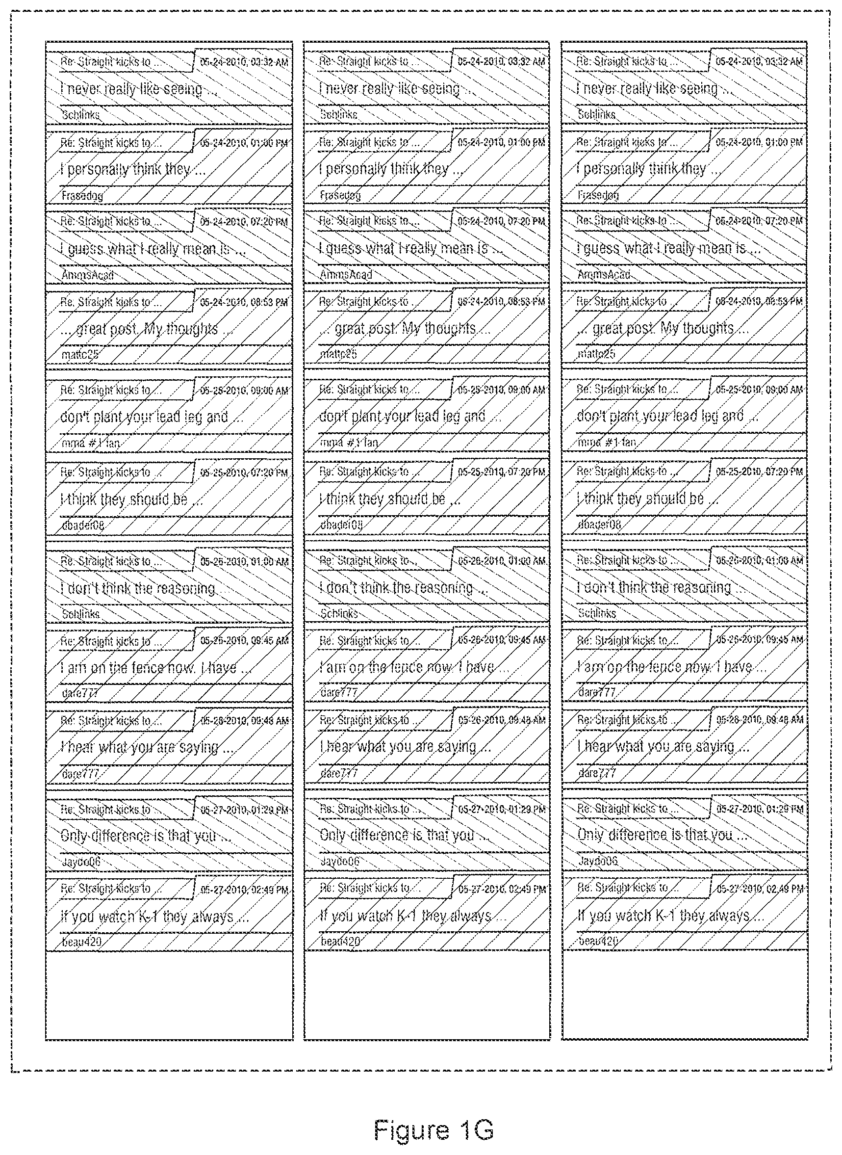 Patent US12314274 Figure 7 – Bulletin board data mapping and presentation