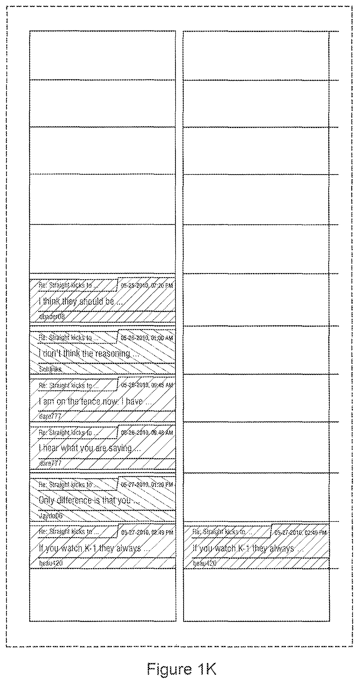 Patent US12314274 Figure 11 – Bulletin board data mapping and presentation