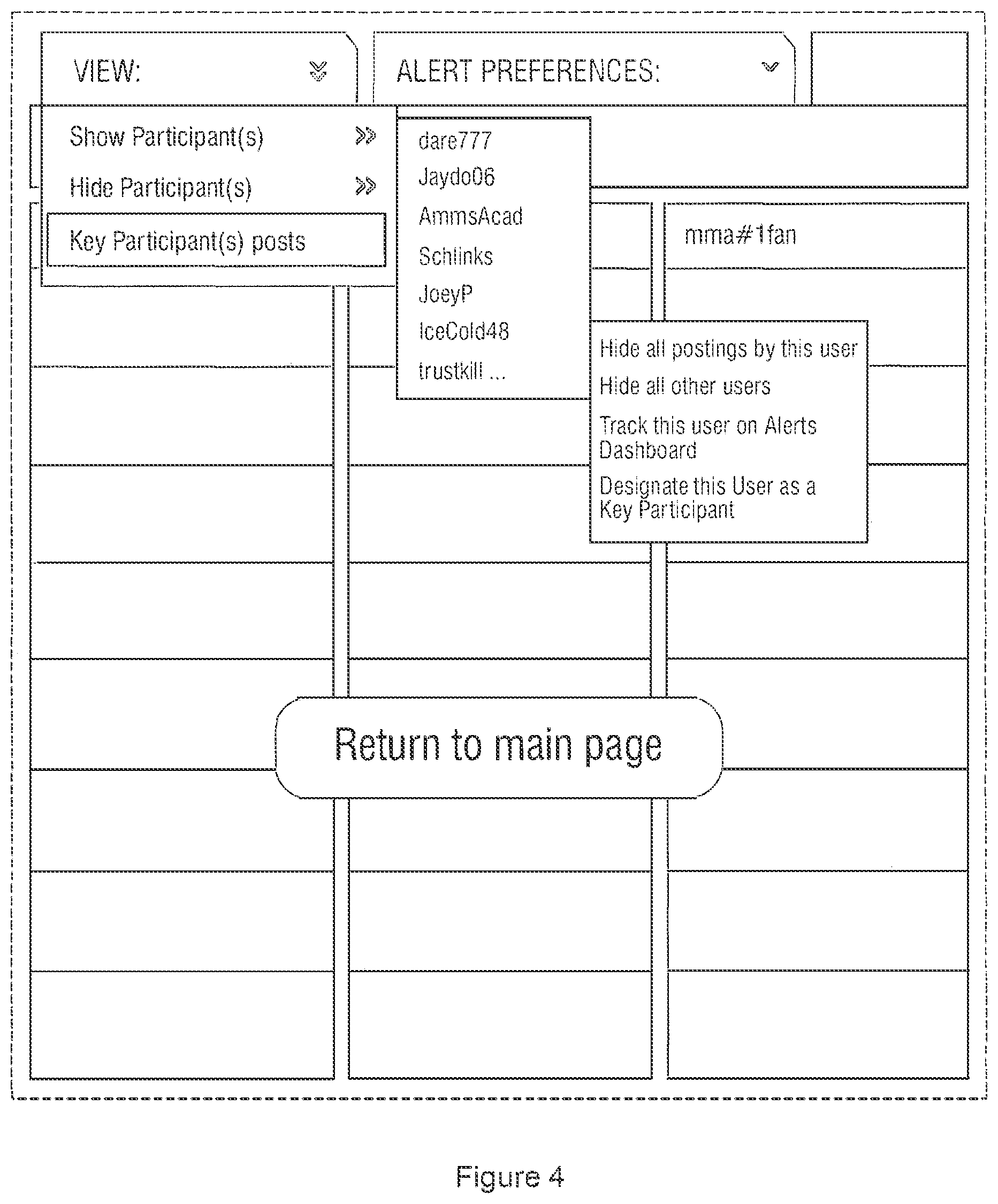 Patent US12314274 Figure 14 – Bulletin board data mapping and presentation
