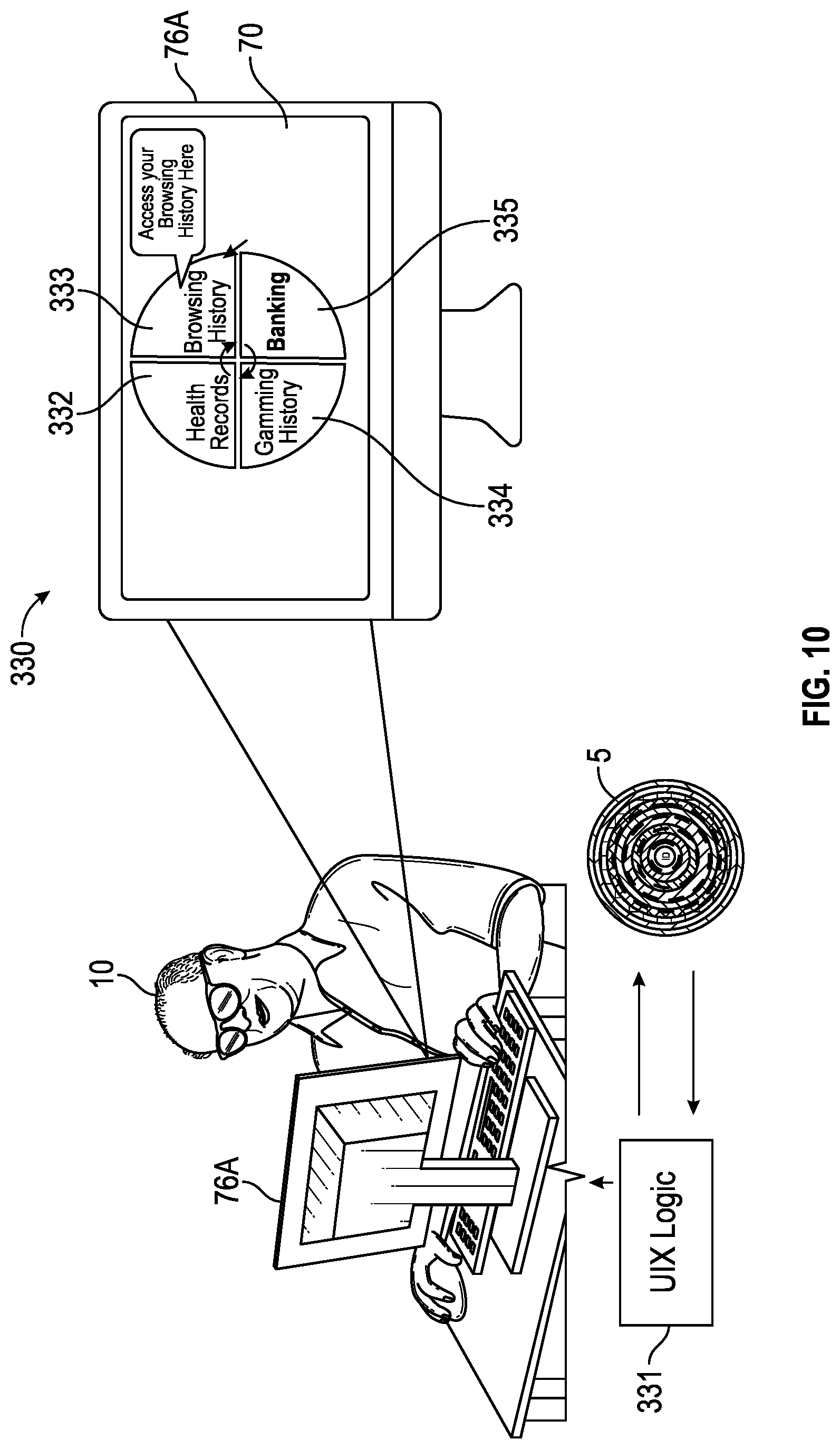 Patent US12314287 Figure 10 – Method and system for self-aggregation of personal data and control thereof
