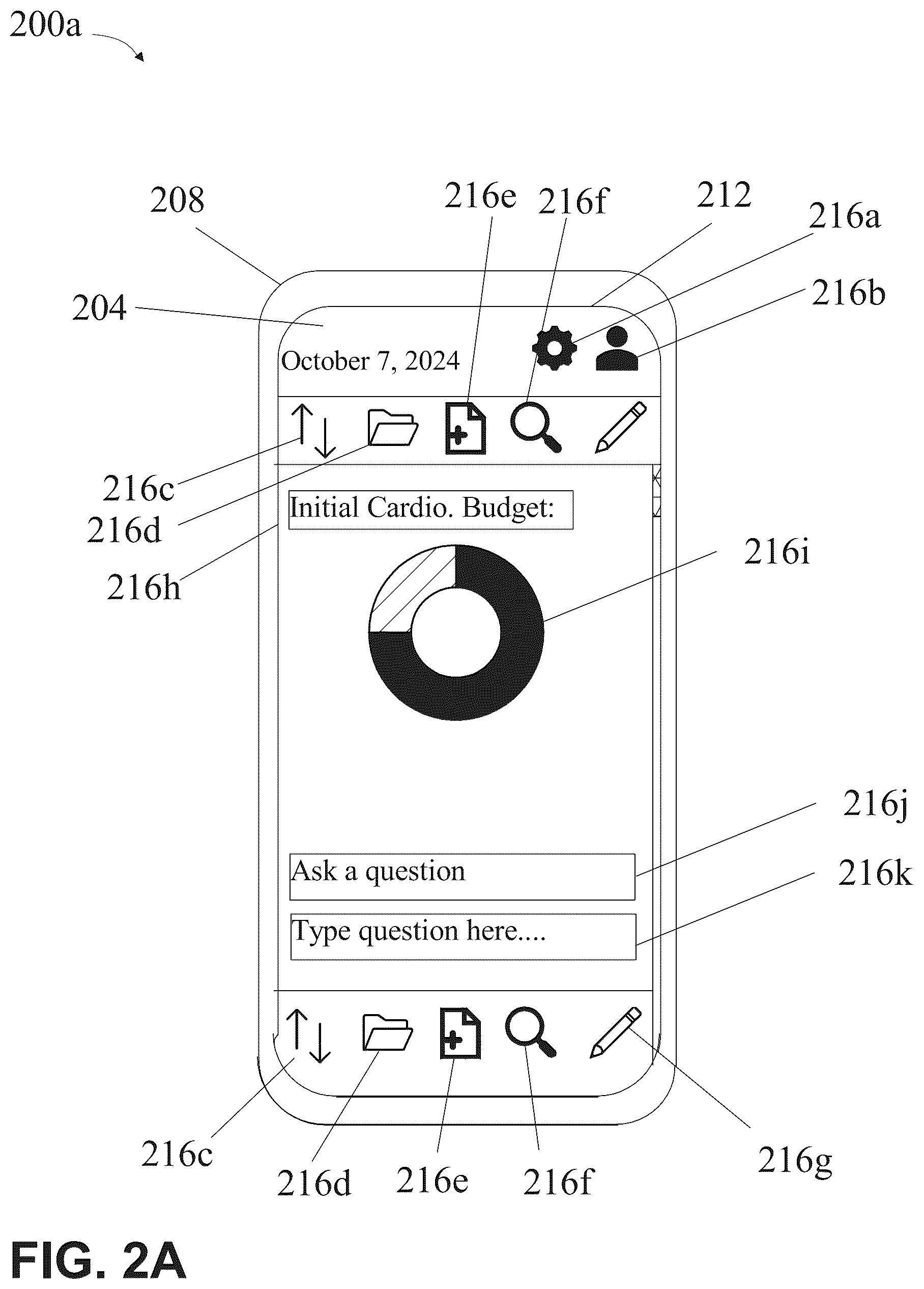 Patent US12314294 Figure 2 – Method and systems for generating a projection structure using a graphical user interface