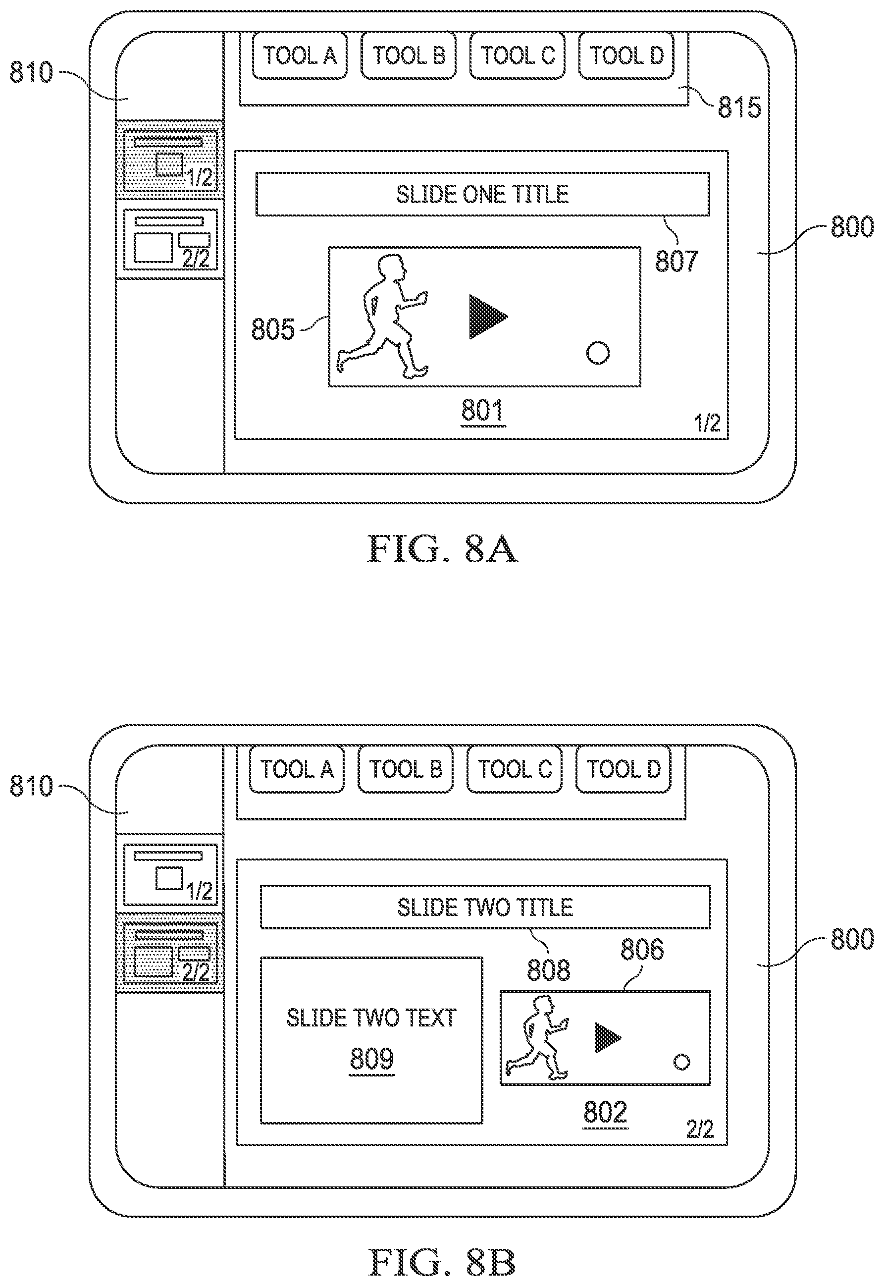Patent US12314307 Figure 9 – Presentation features for performing operations and selecting content