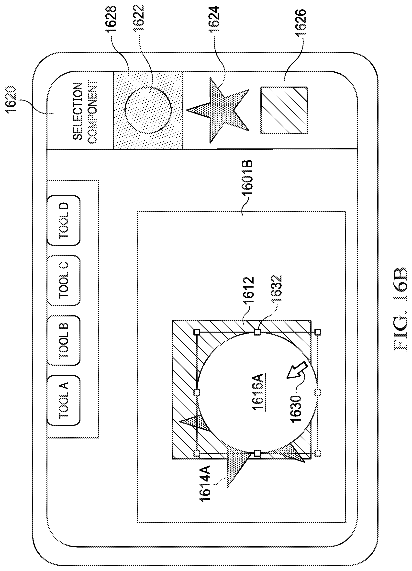 Patent US12314307 Figure 18 – Presentation features for performing operations and selecting content