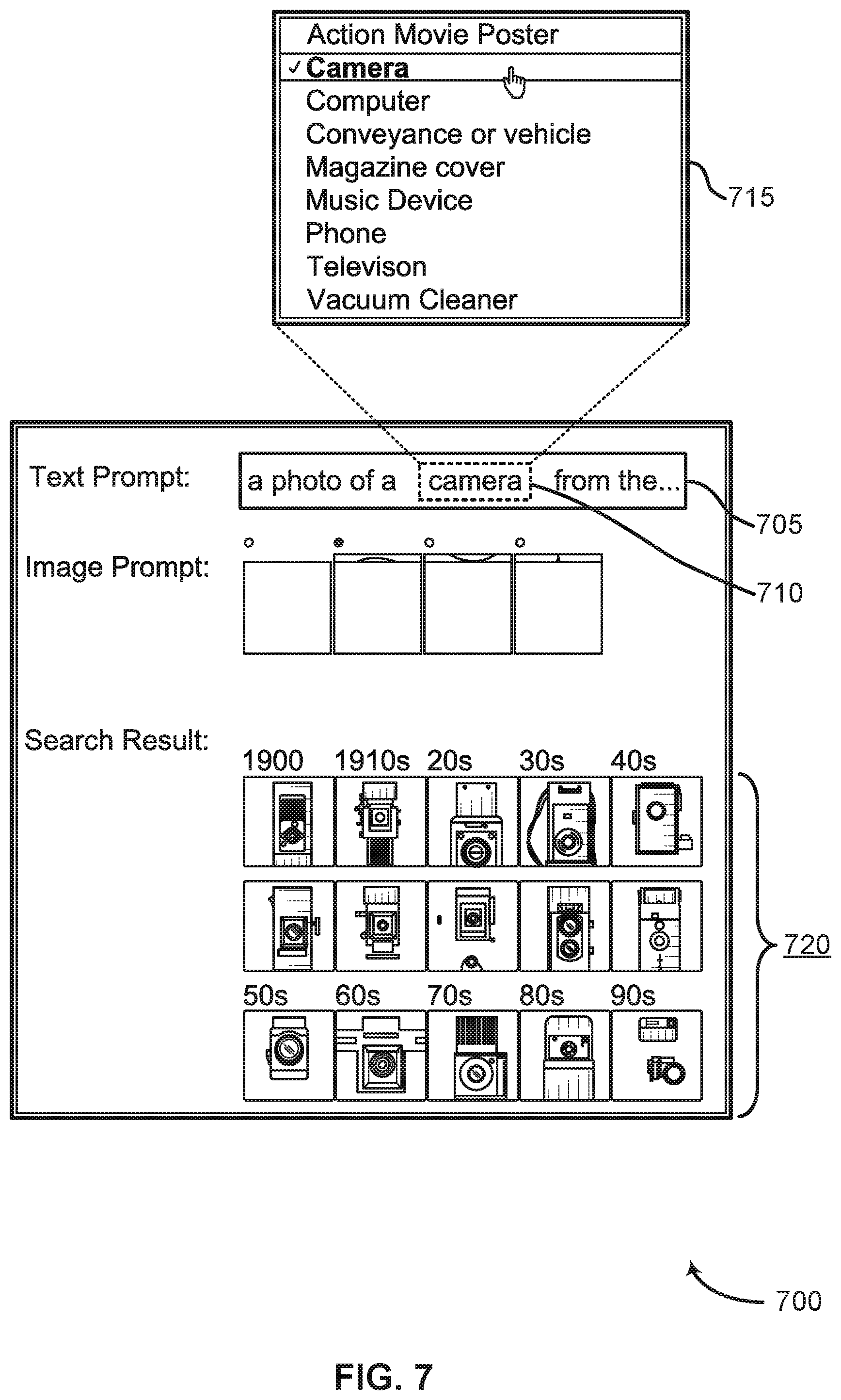 Patent US12314309 Figure 7 – Zero-shot entity-aware nearest neighbors retrieval
