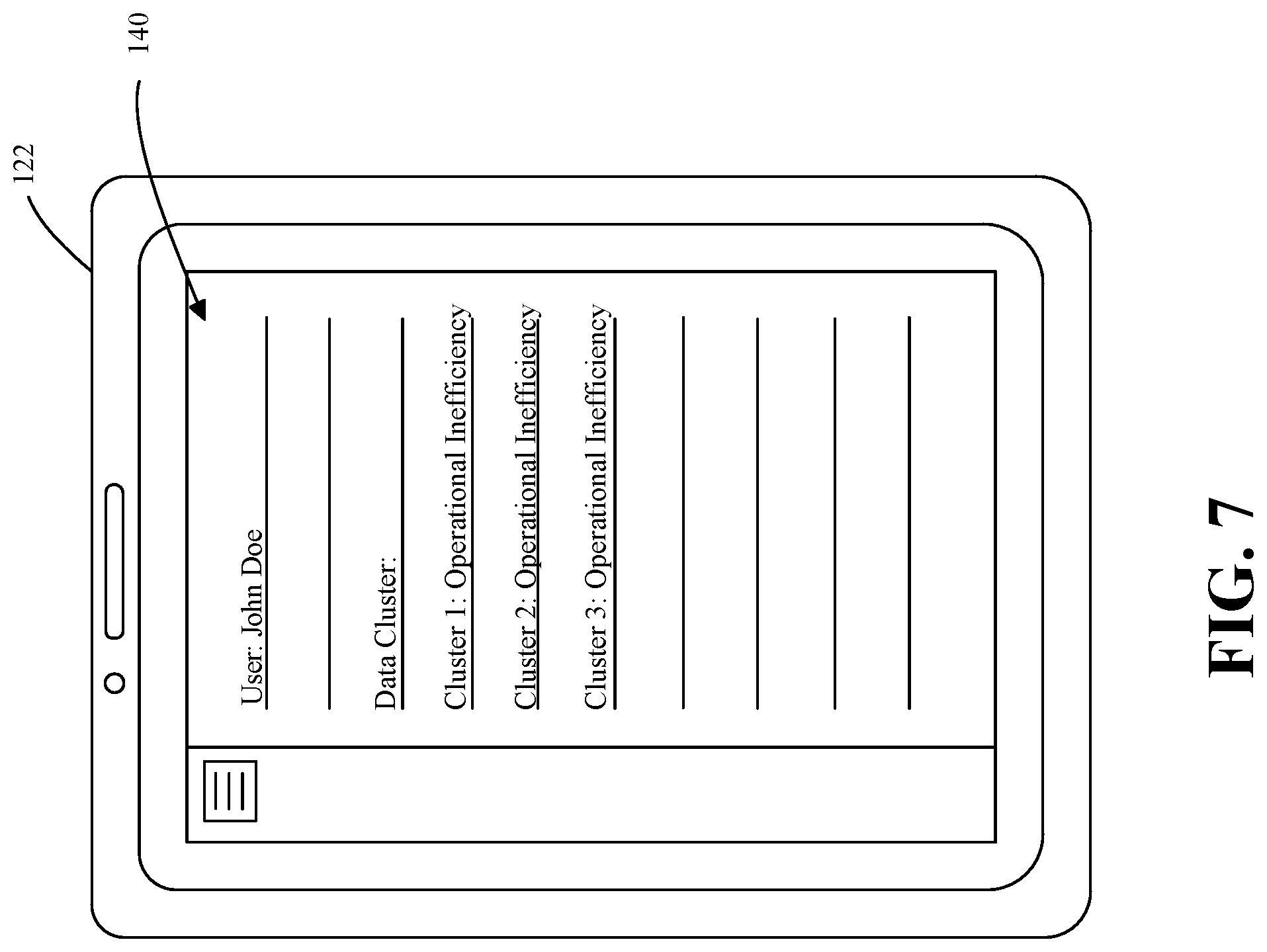 Patent US12314325 Figure 7 – Appartus and method of generating a data structure for operational inefficiency