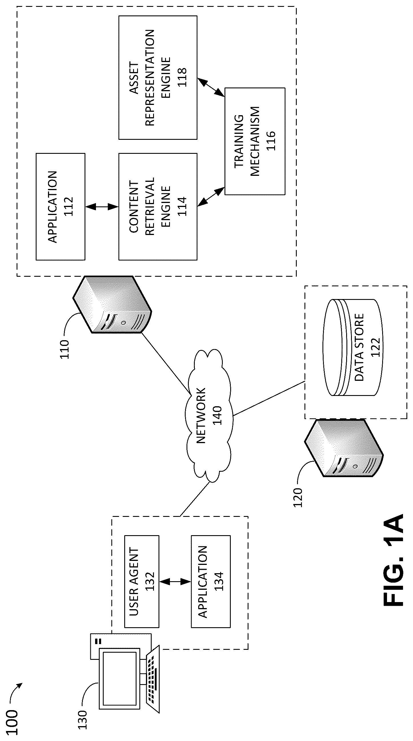 Patent US12314347 — Method and system of retrieving multimodal assets — Figure 1