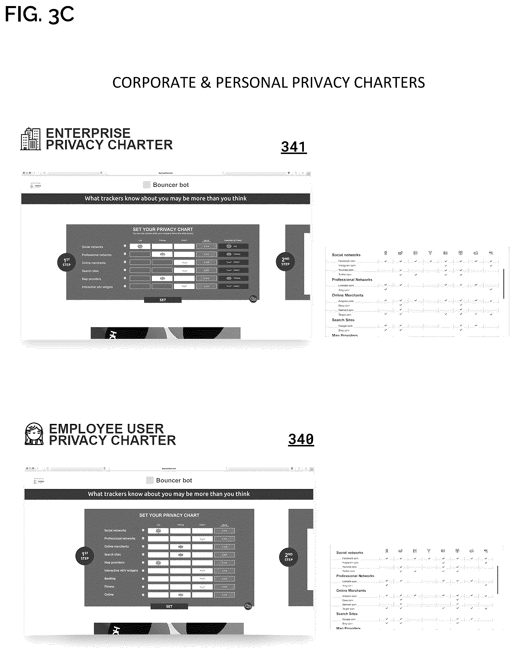 Patent US12314353 Figure 7 – System and method for implementing a privacy policy