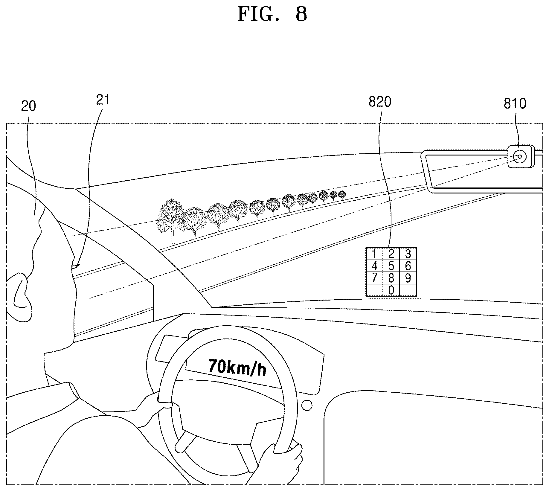 Patent US12314364 Figure 8 – Electronic device and vehicle driver authentication method by the electronic device