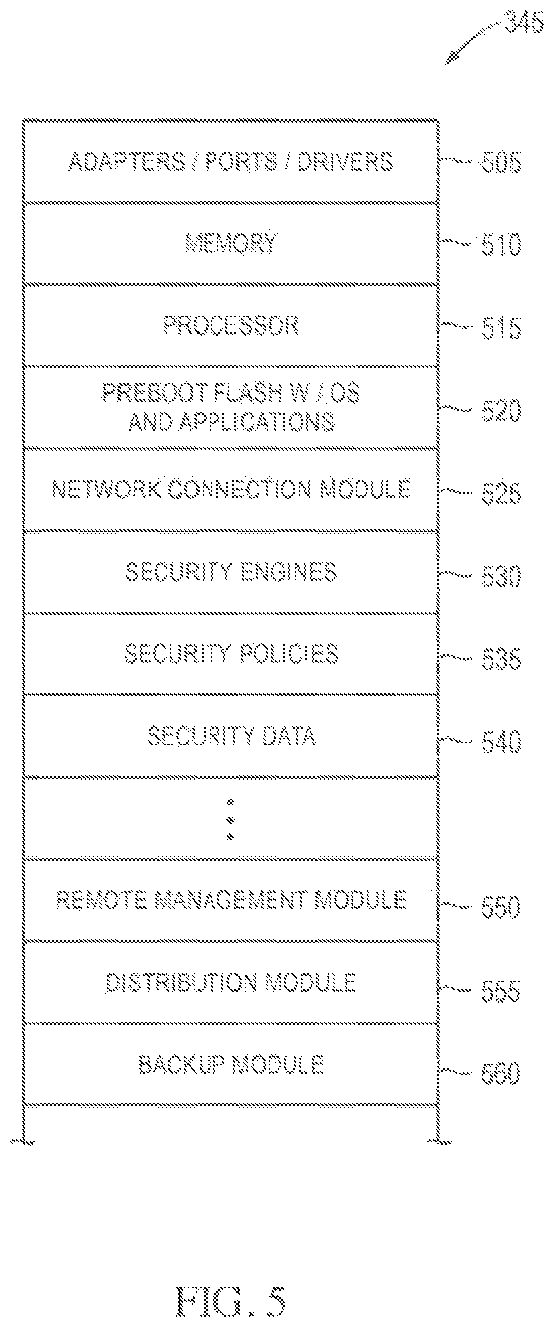 Patent US12314396 Figure 5 – Systems and methods for providing security services during power management mode