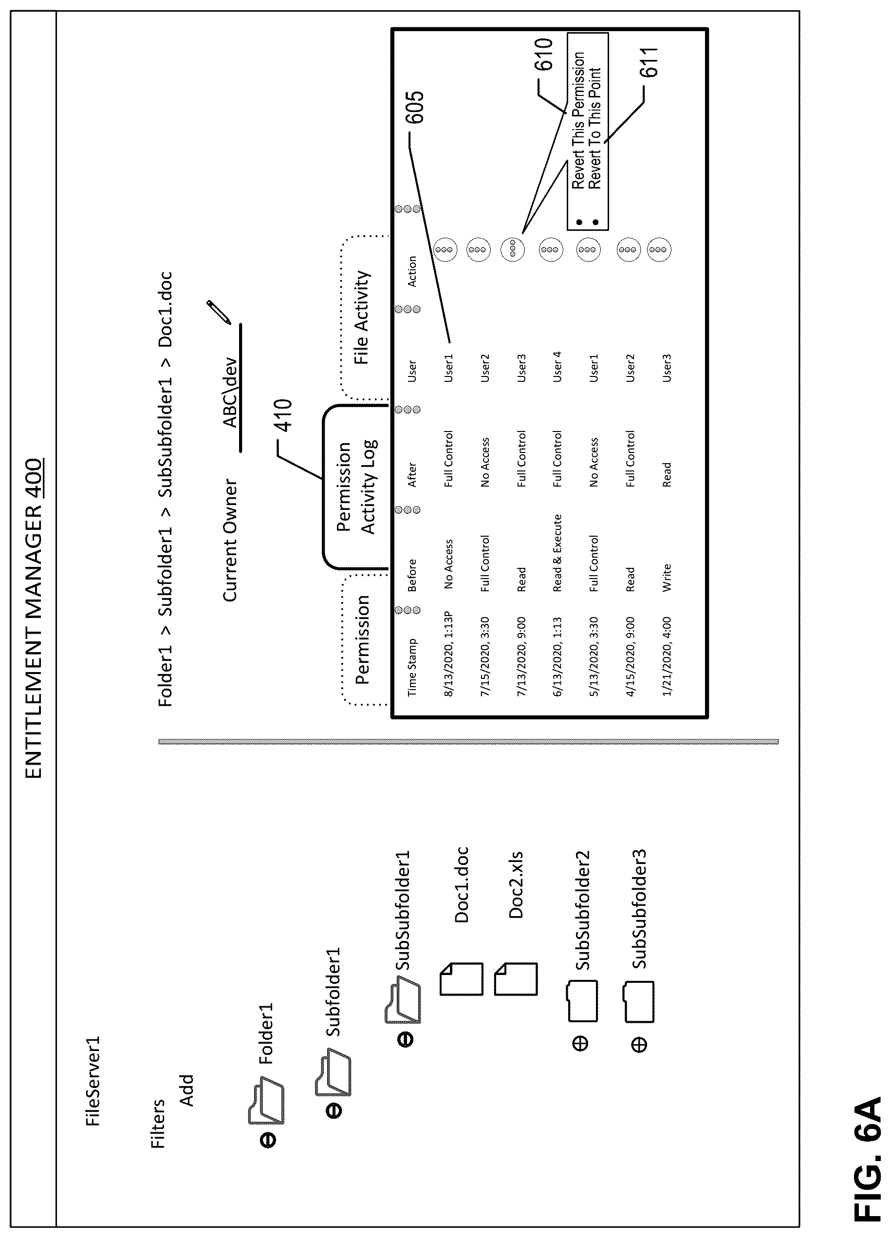 Patent US12314417 Figure 14 – Methods for managing user permissions