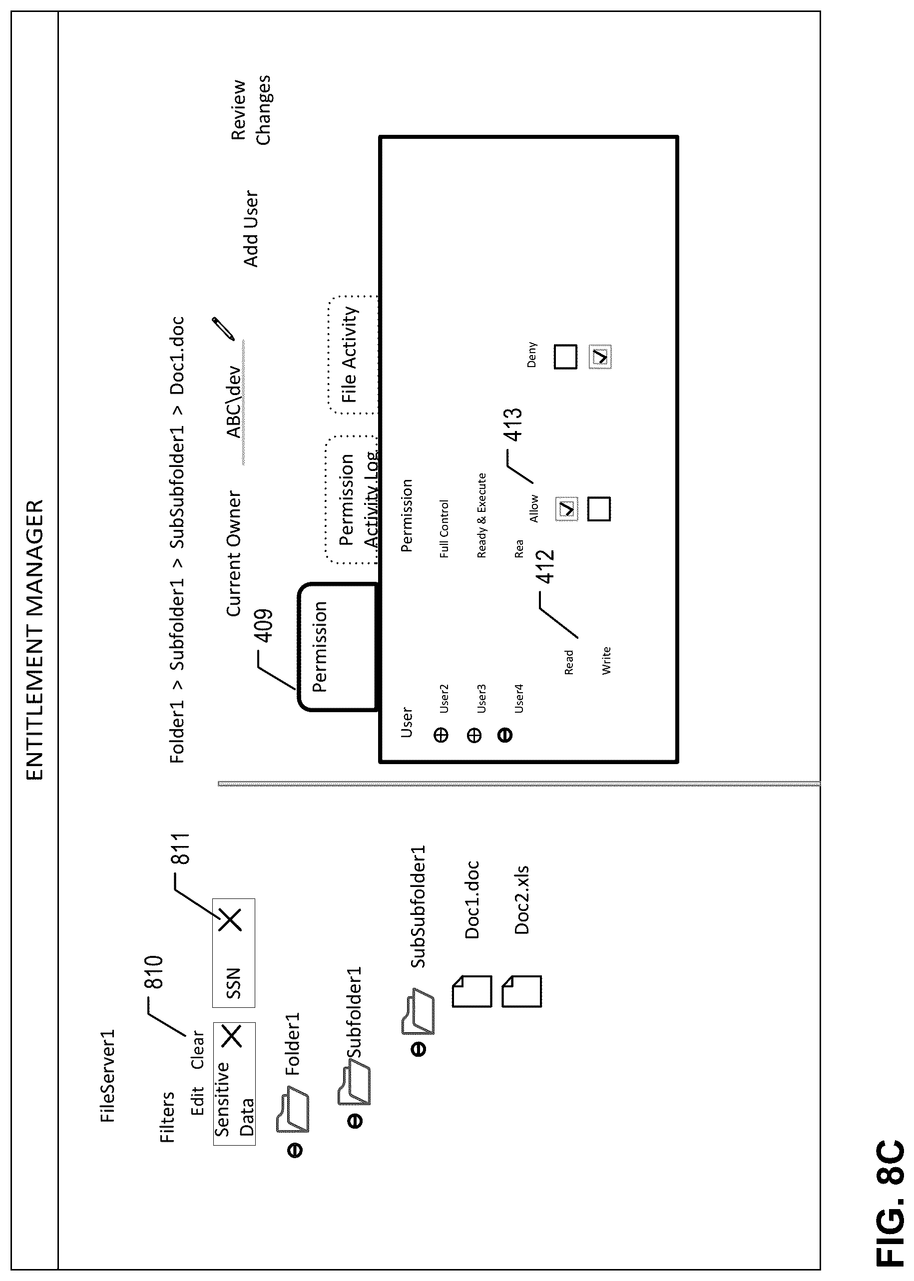 Patent US12314417 Figure 20 – Methods for managing user permissions