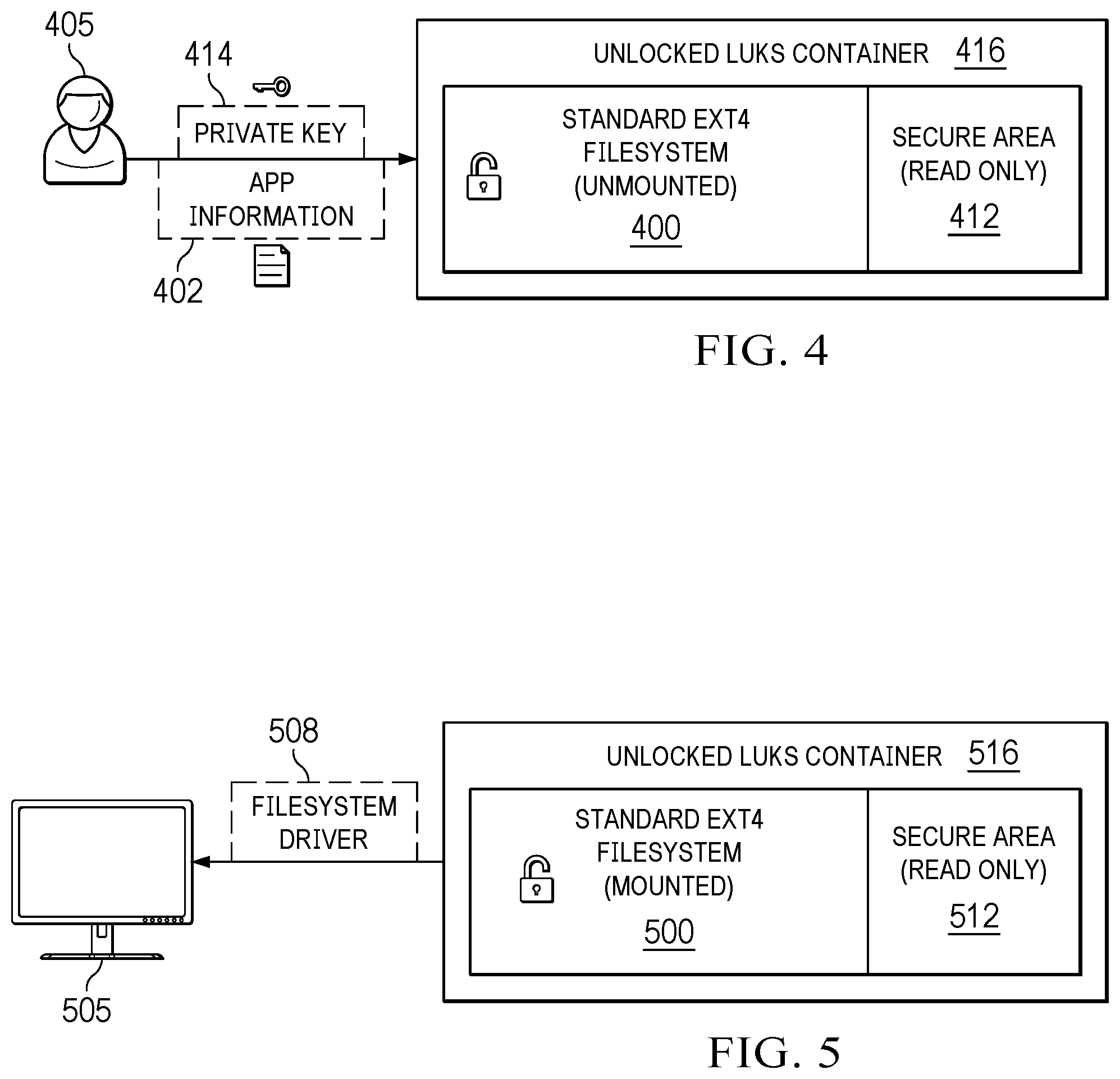 Patent US12314421 Figure 4 – Ransomware safe filesystem (RSFS)