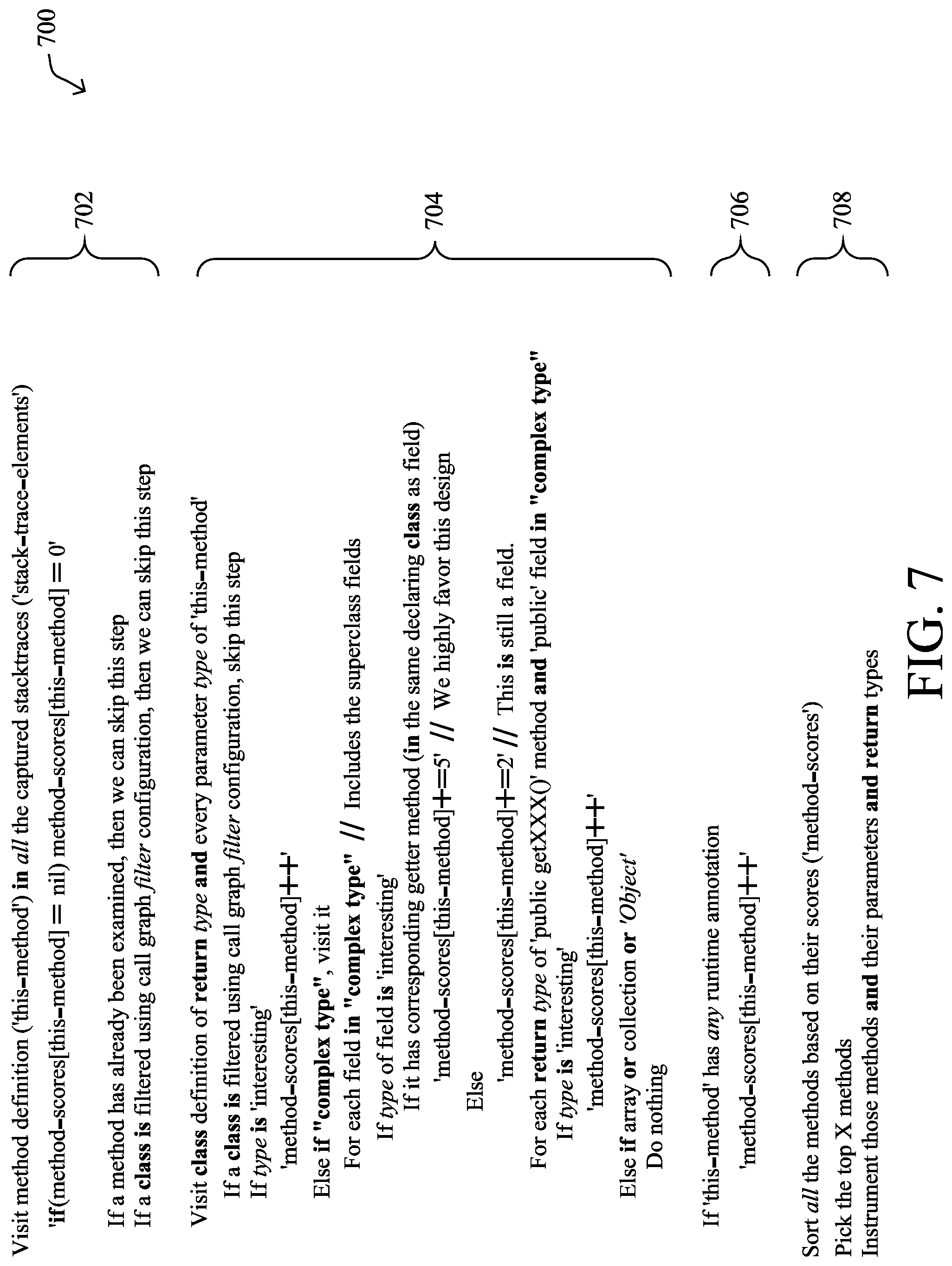 Patent US12314422 Figure 8 – Automatic application data collection for potentially insightful business values