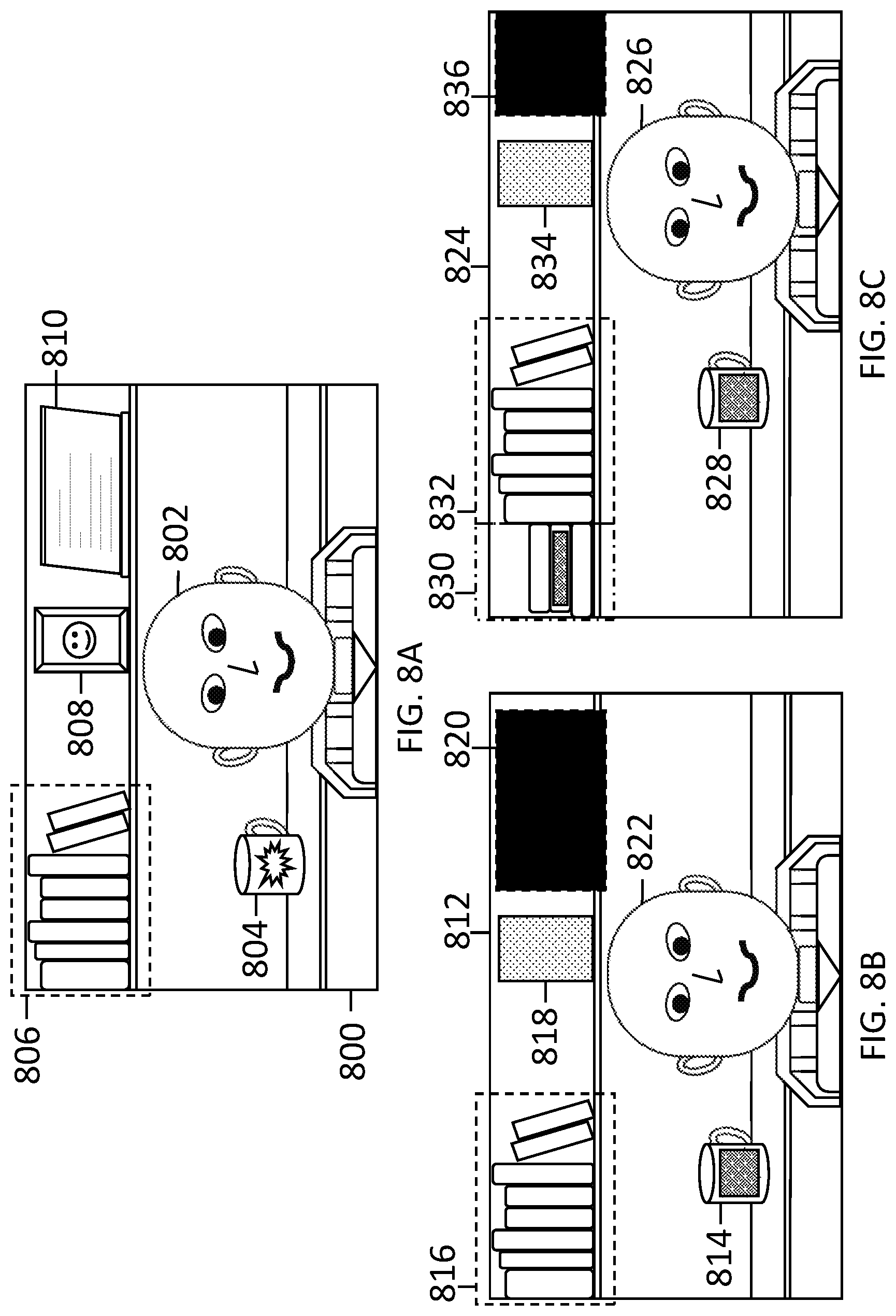 Patent US12314427 Figure 8 – Visibilities of protected information