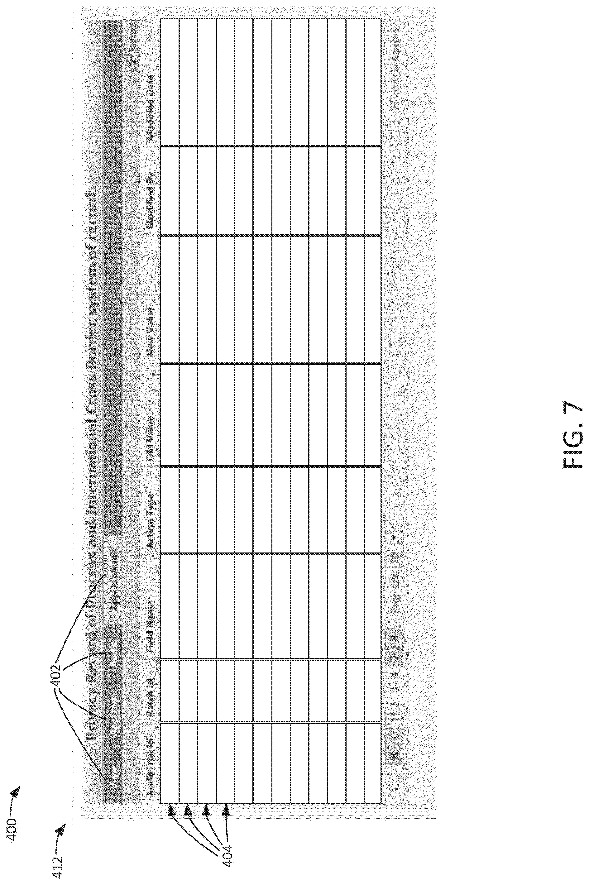 Patent US12314434 Figure 8 – Systems and methods for managing the processing of customer information within a global enterprise