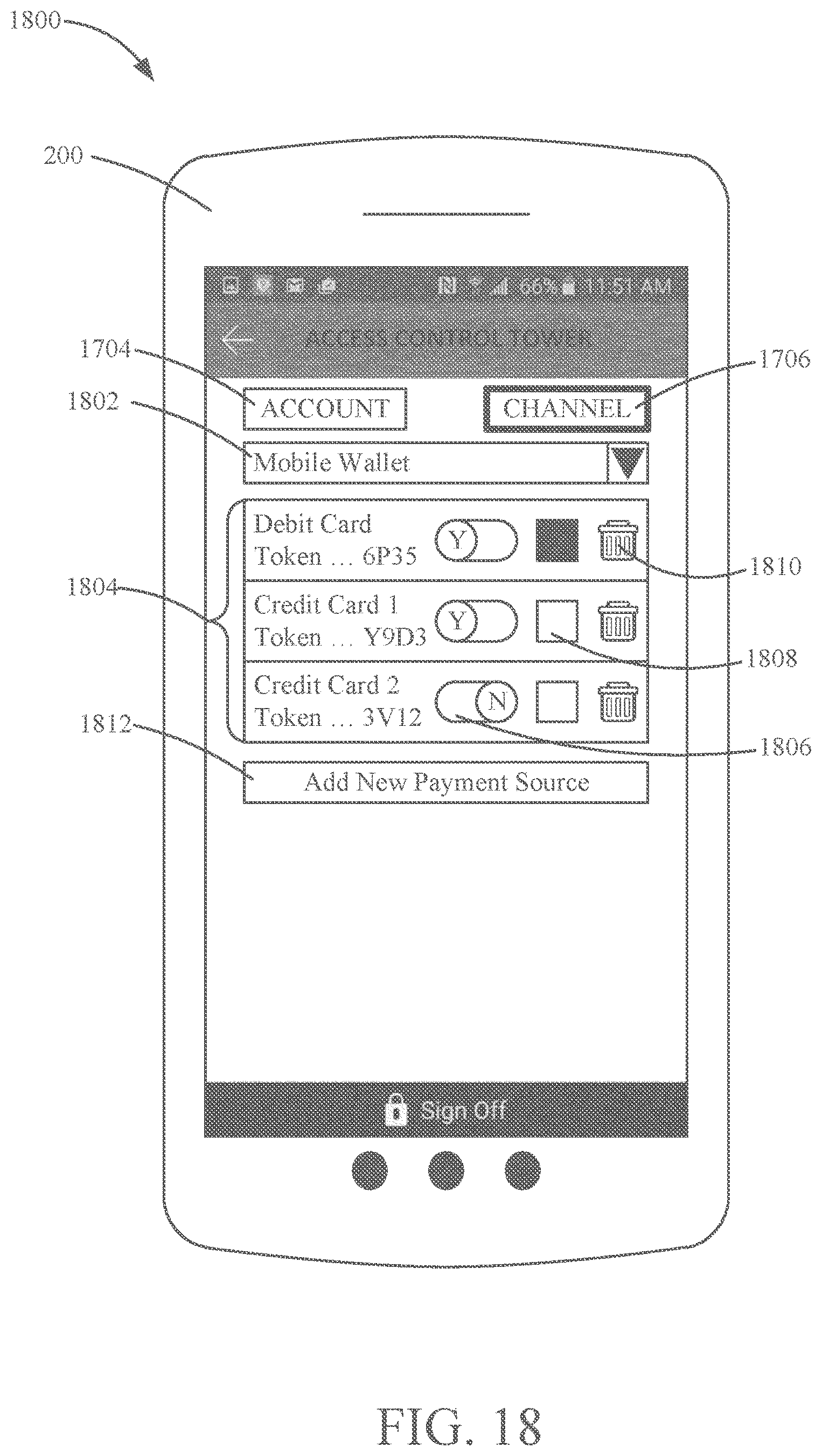 Patent US12314435 Figure 18 – Control tower for defining access permissions based on data type