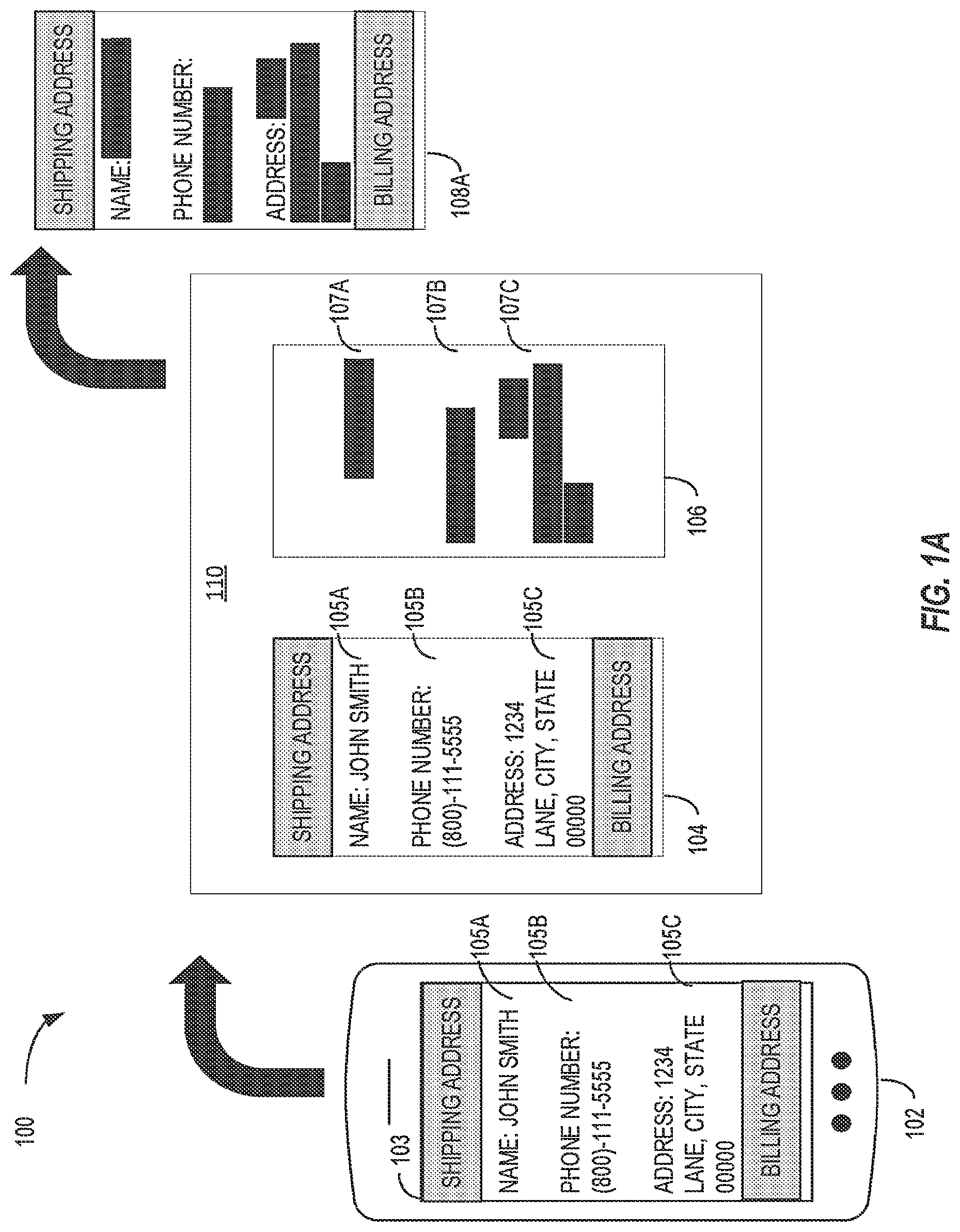 Patent US12314436 Figure 1 – Video masking of sensitive information
