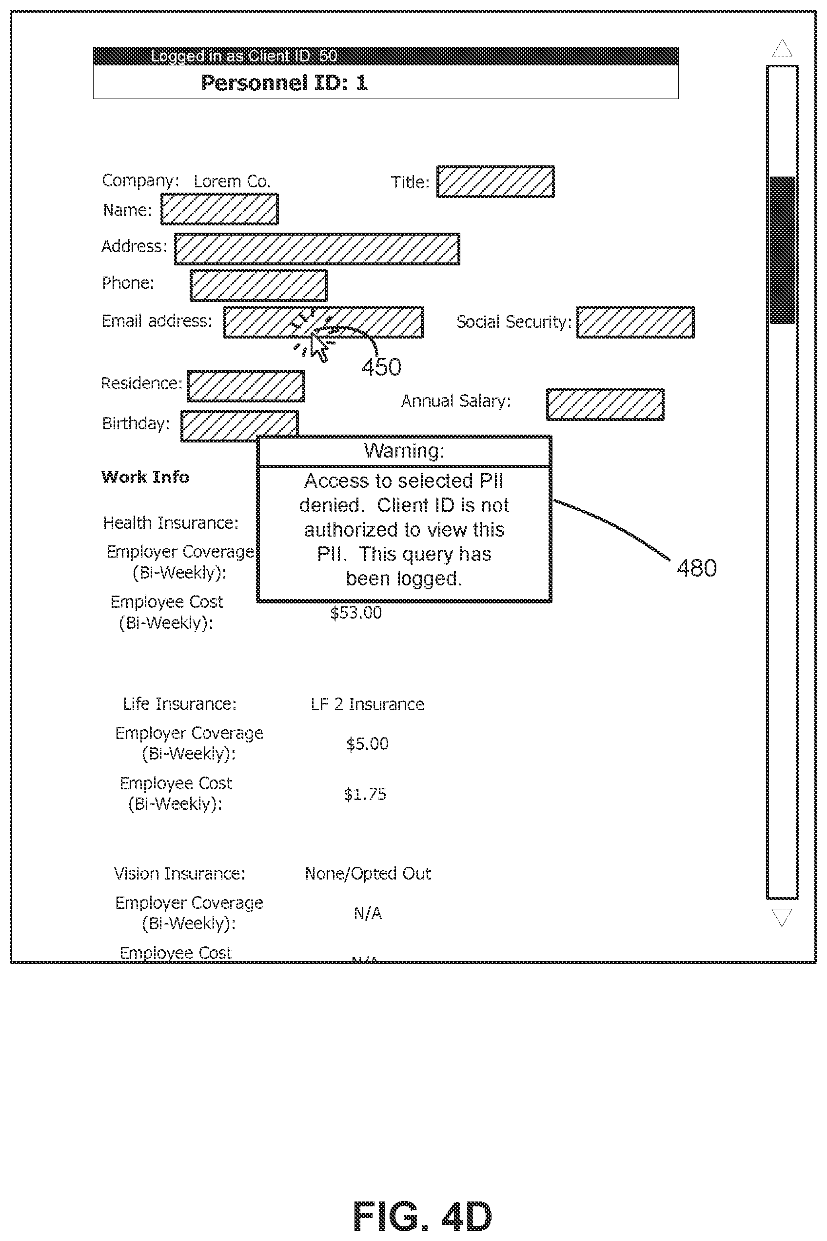Patent US12314438 Figure 7 – Tagging and auditing sensitive information in a database environment