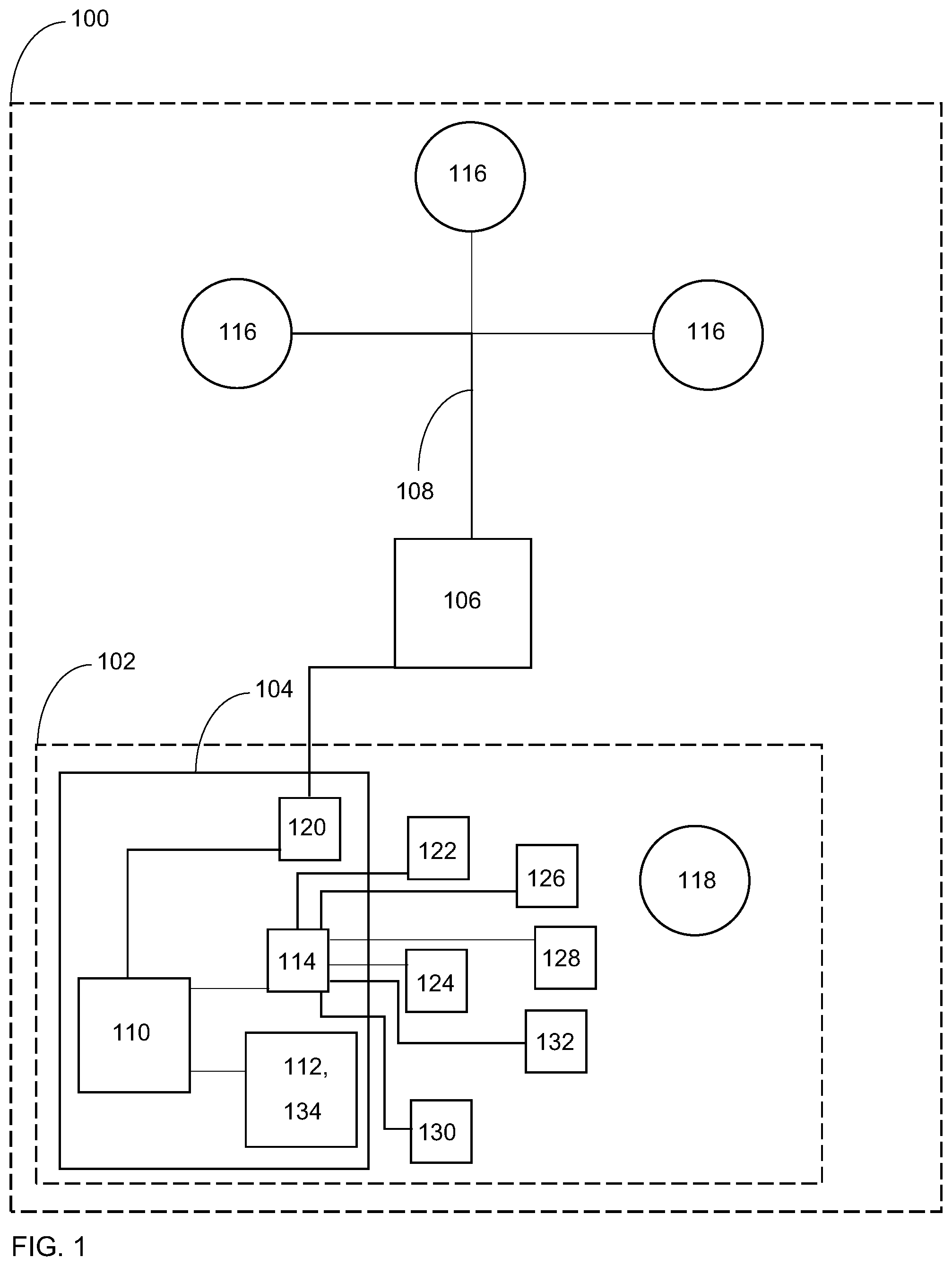 Patent US12314446 — Integrated credential-based scalable communication system providing remote access to a physical site — Figure 1