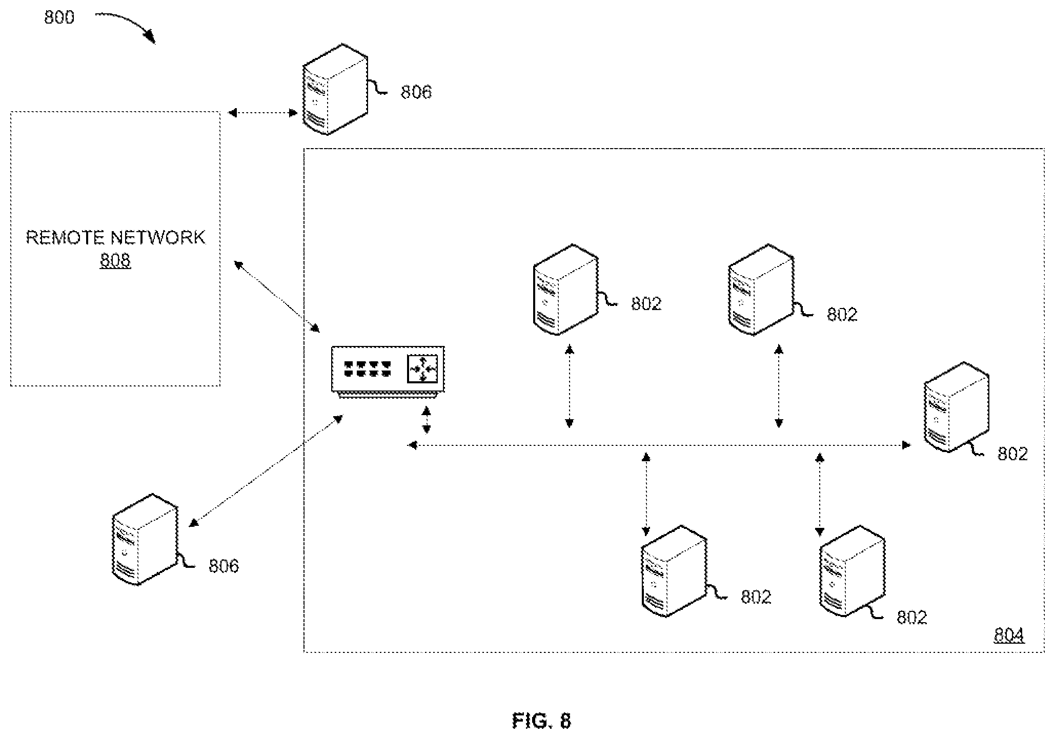 Patent US12314451 Figure 8 – Selective communication interfaces for programmable parts