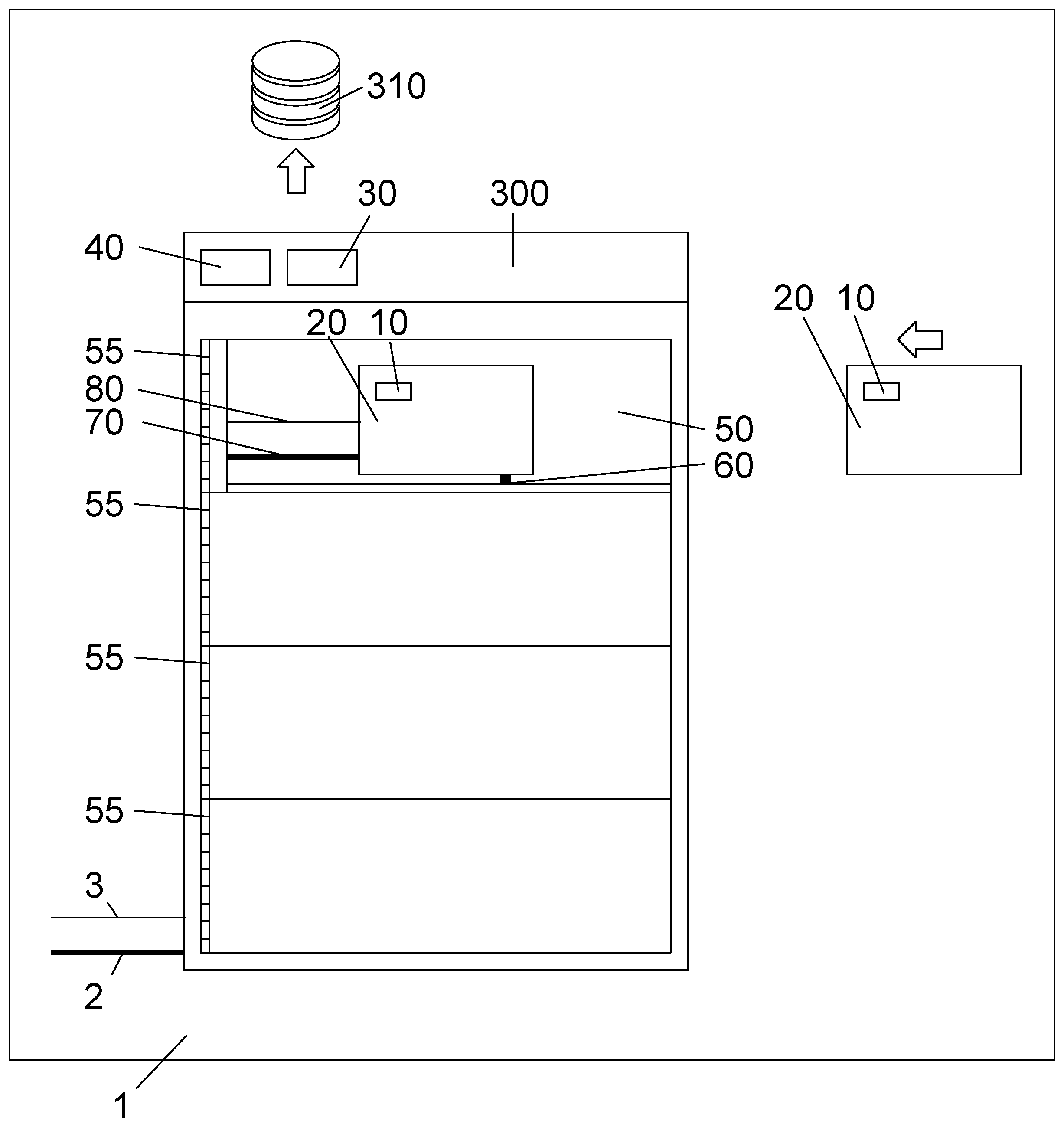 Patent US12314453 — Wiping service center mechanism for a remotely conducted processing and onsite verification of data bearing endpoint devices — Figure 1