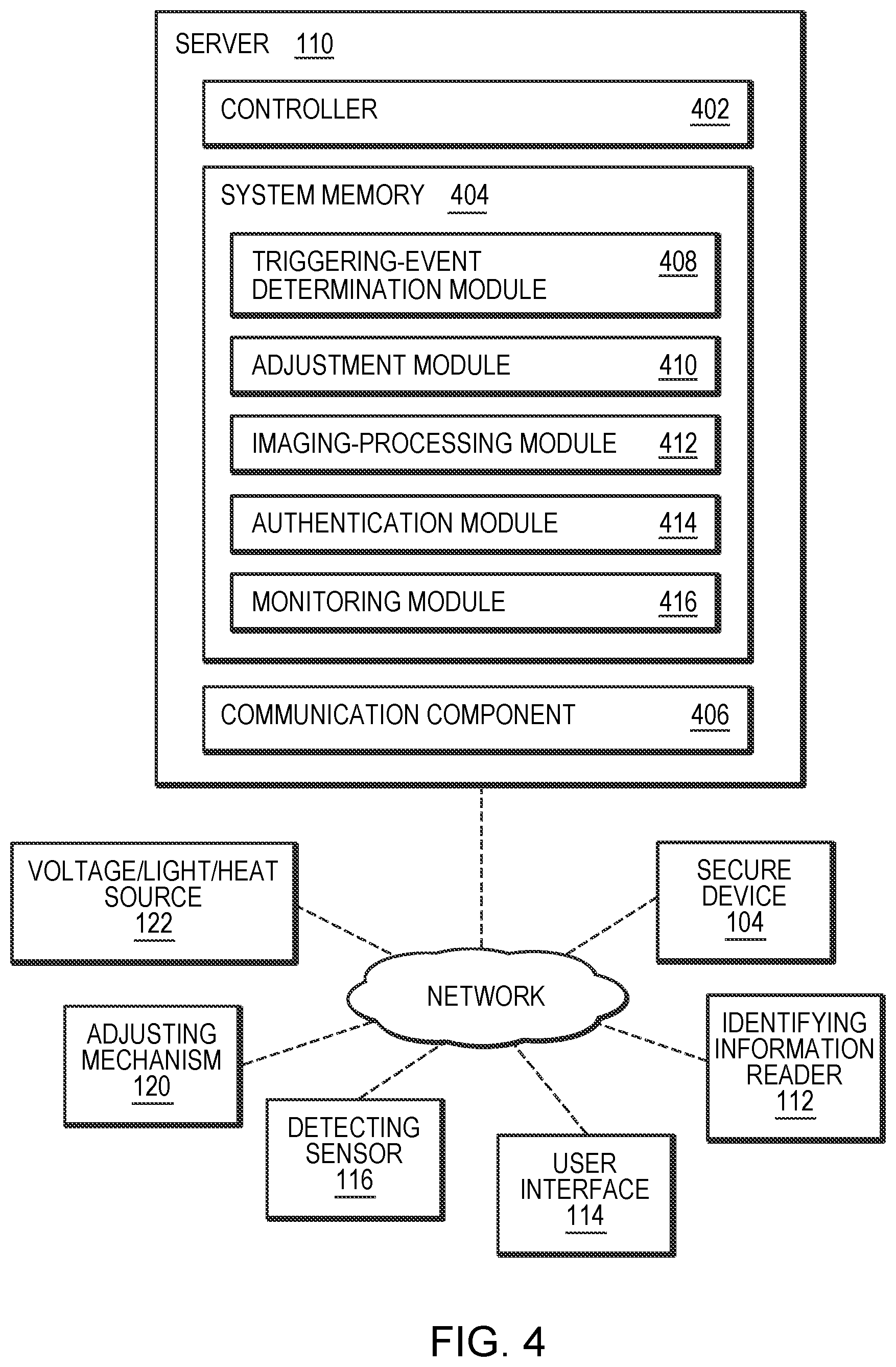 Patent US12314458 Figure 5 – Unobtrusive authentication system